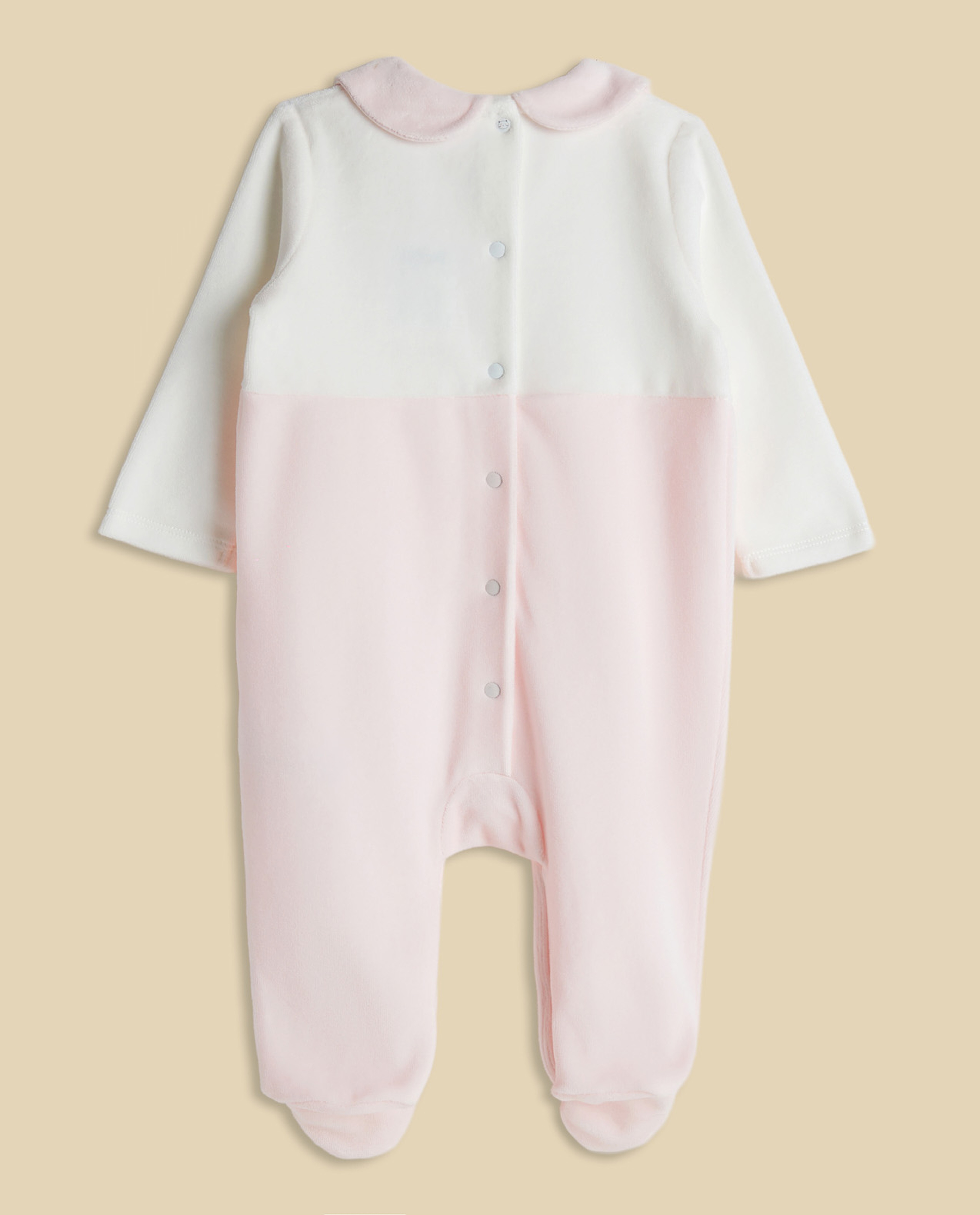 Color Block Footed Sleepsuit