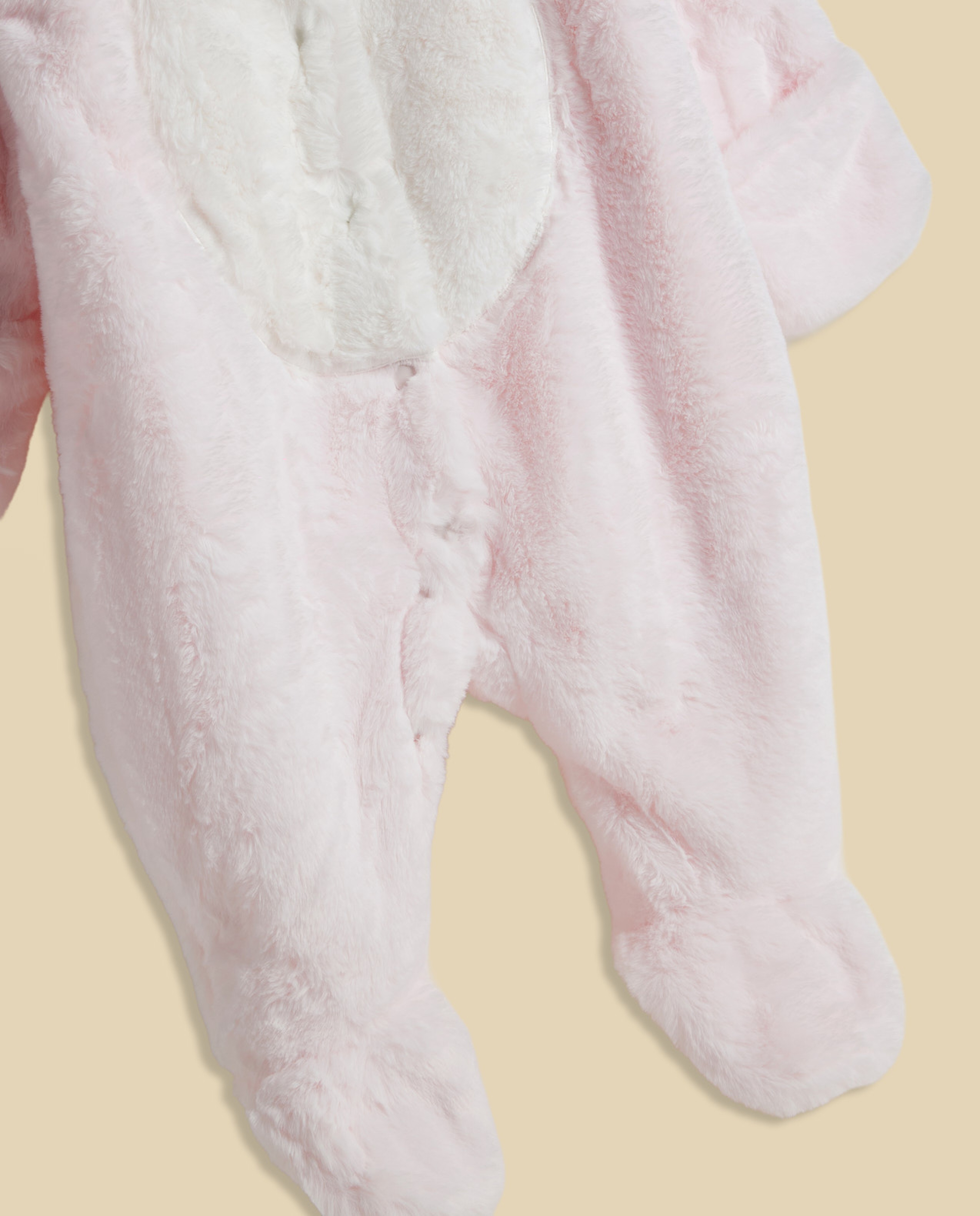 Sherpa Hooded Footed Sleepsuit