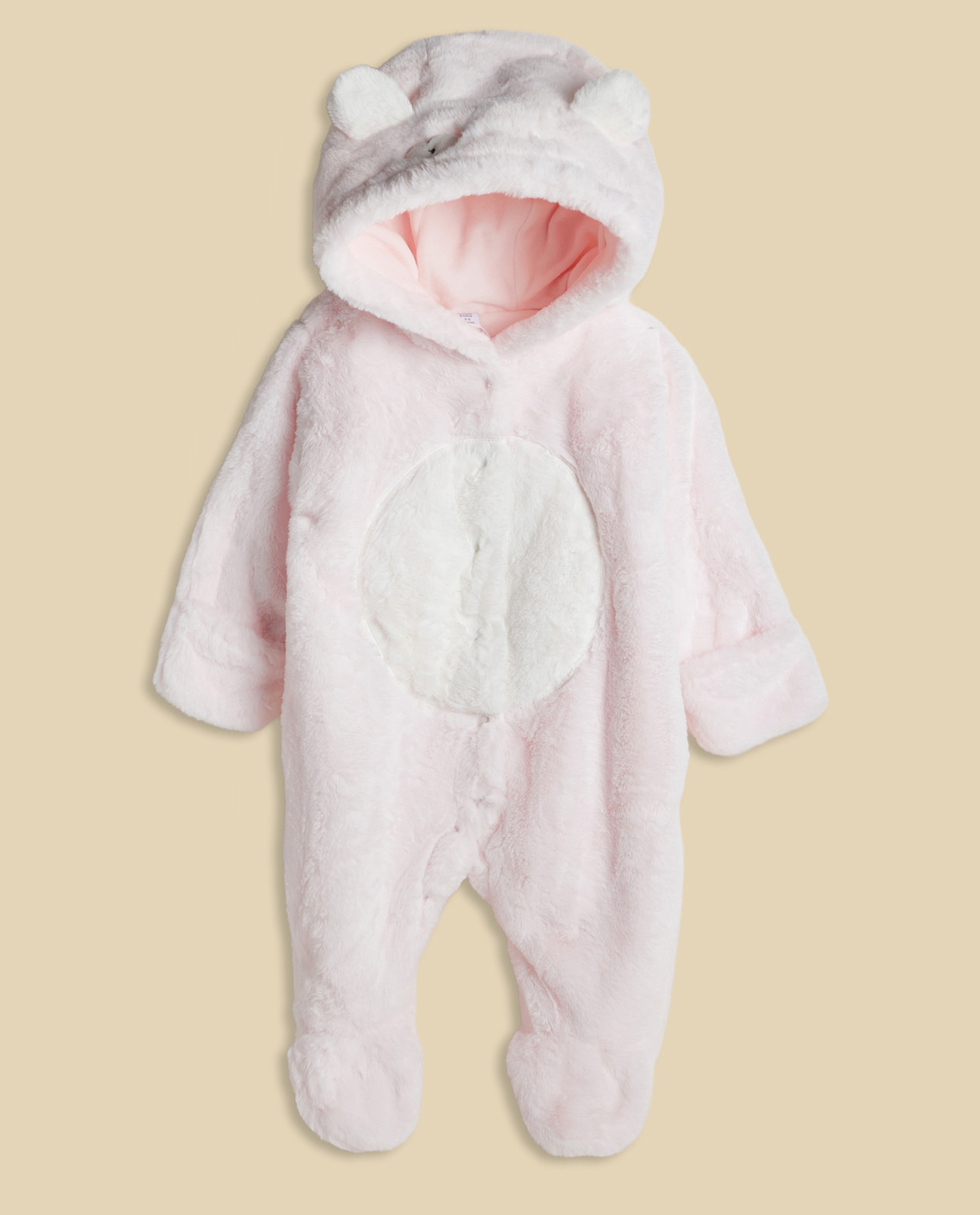 Sherpa Hooded Footed Sleepsuit