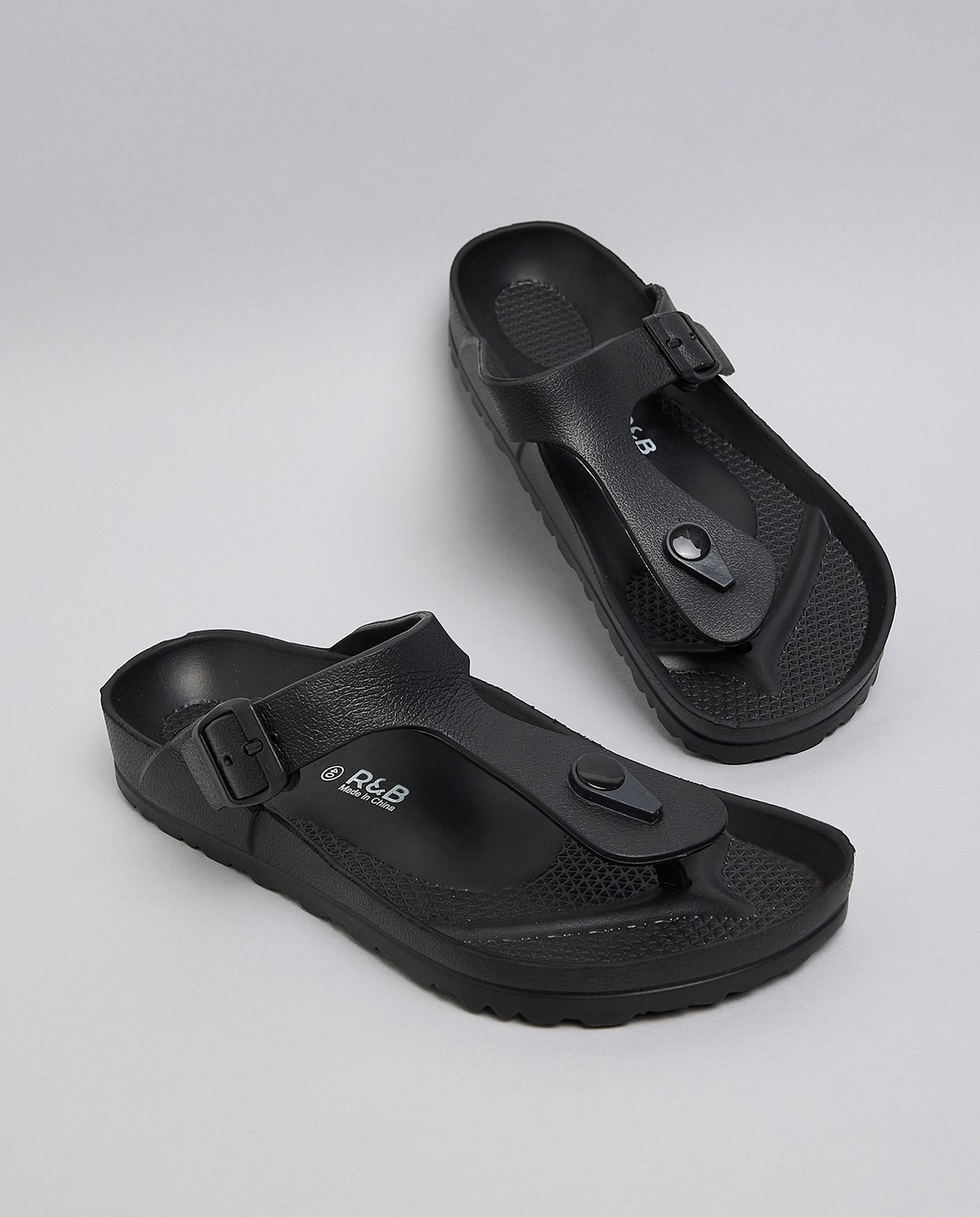 Solid Toe Post Casual Sandals