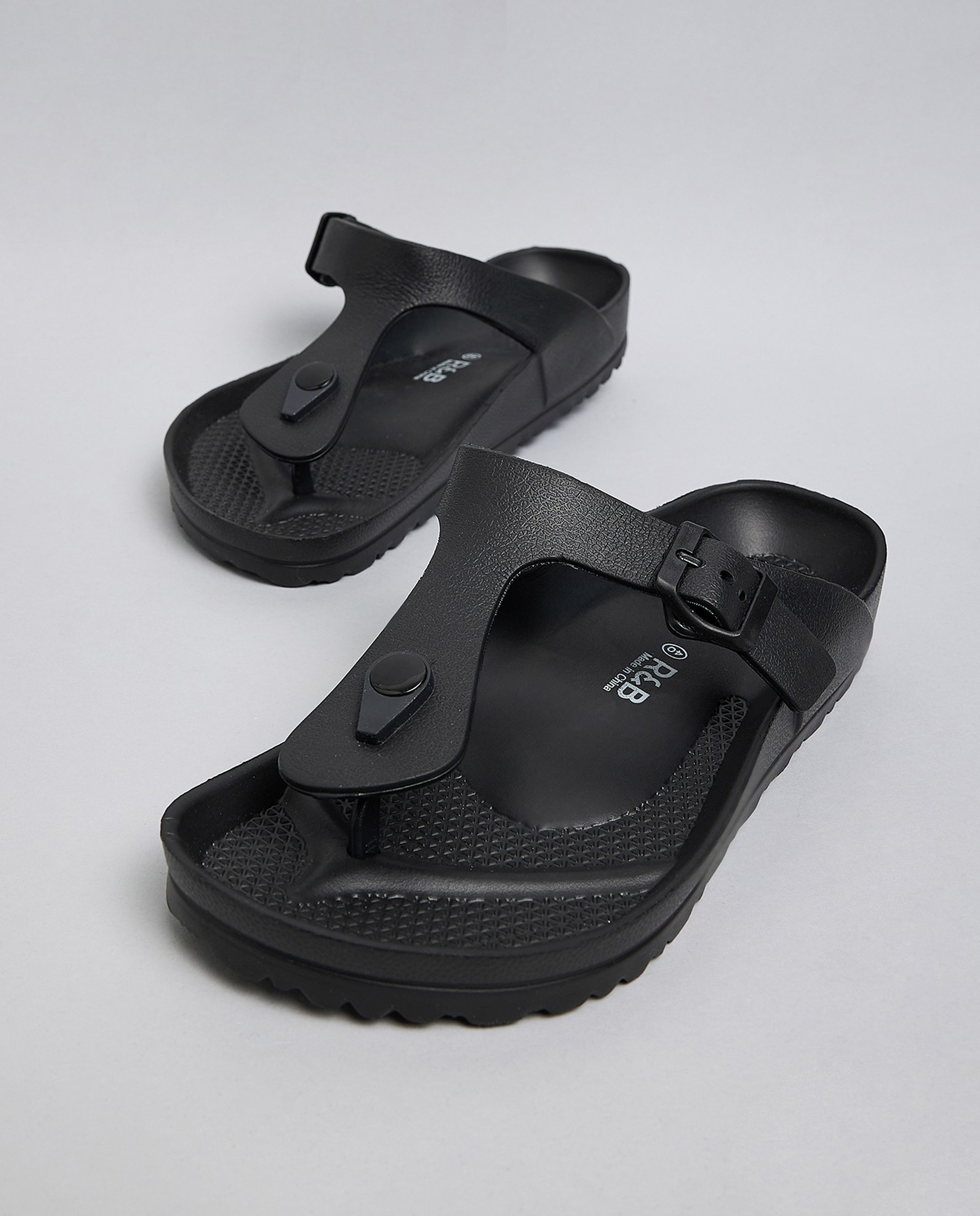 Solid Toe Post Casual Sandals