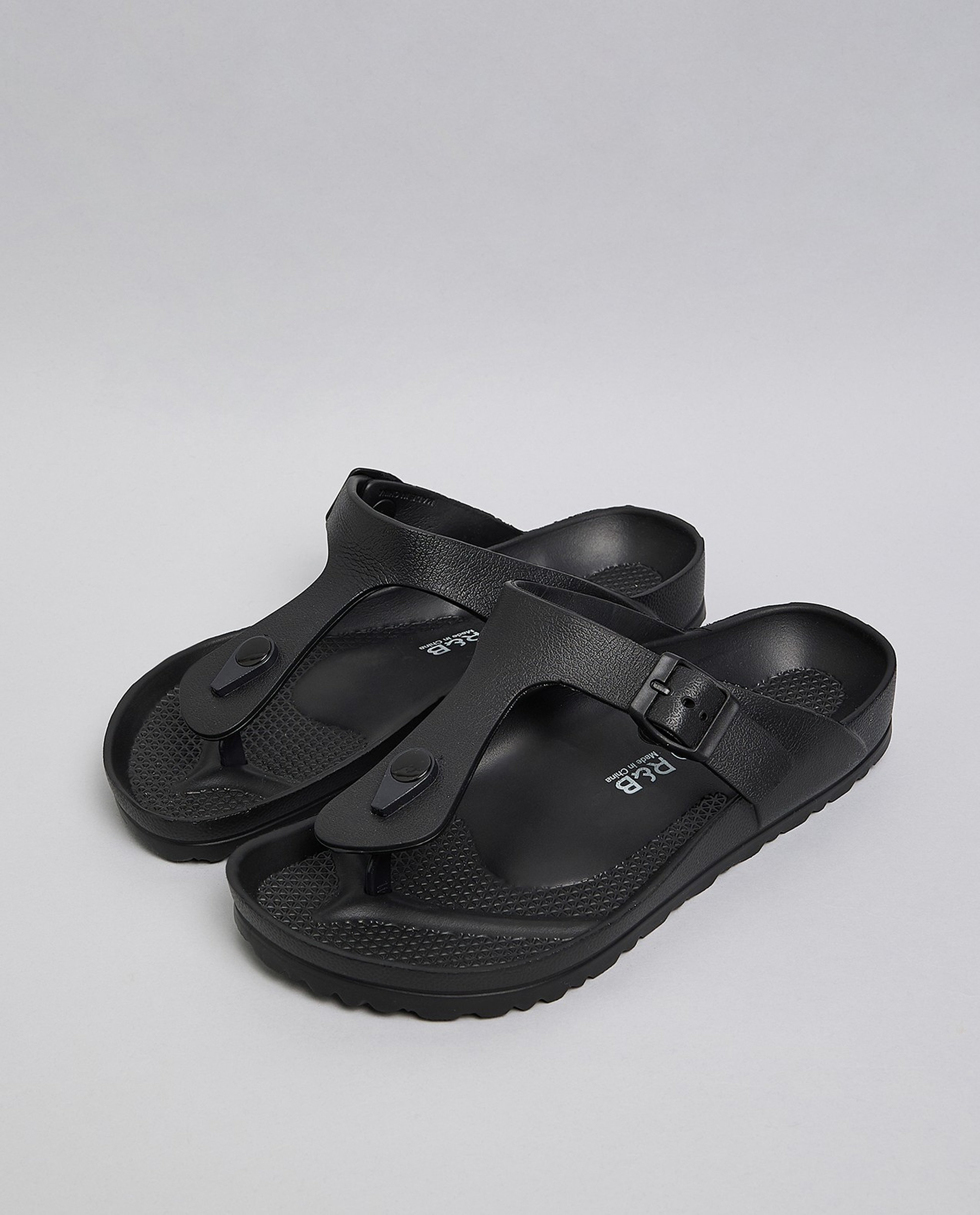 Solid Toe Post Casual Sandals