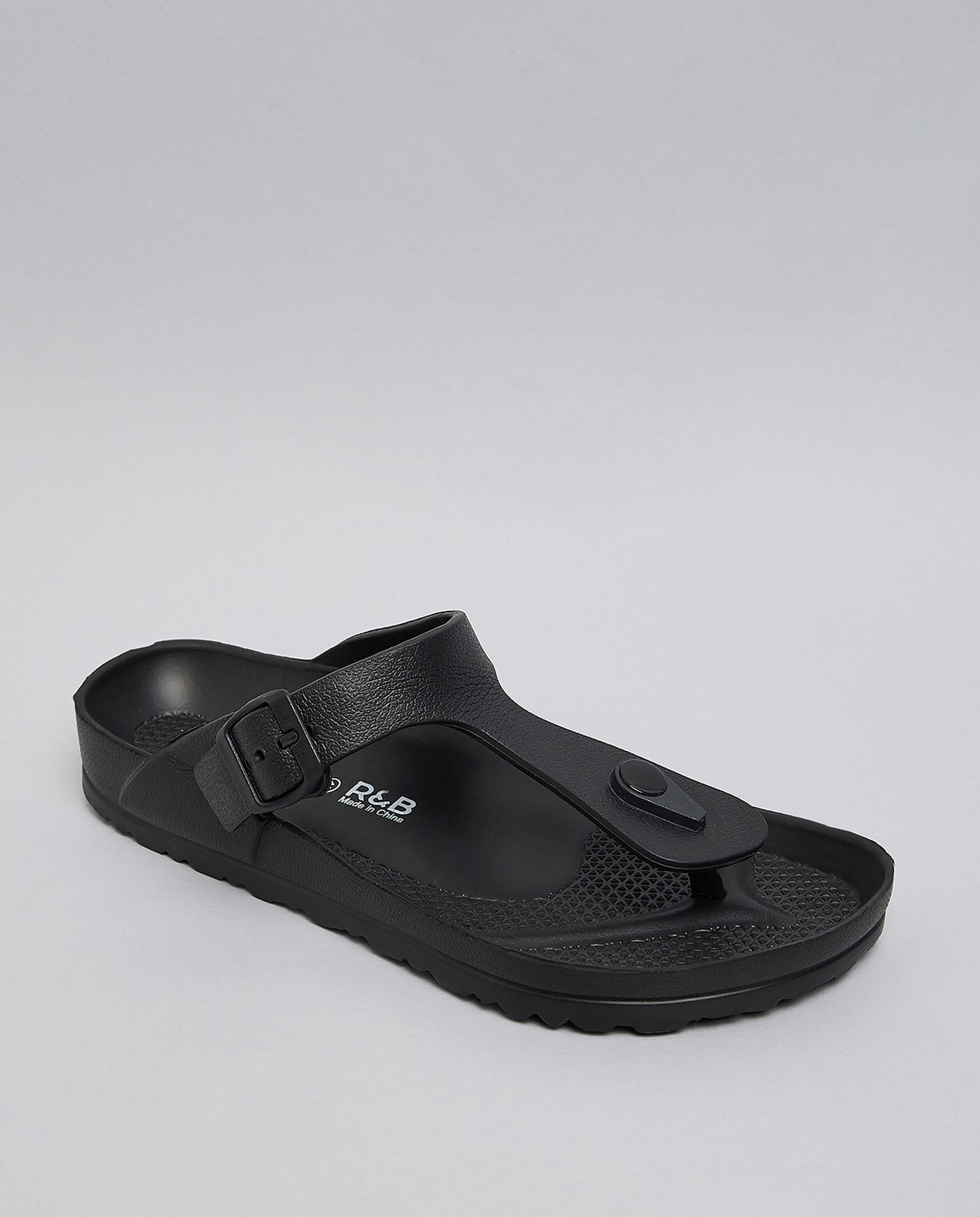 Solid Toe Post Casual Sandals