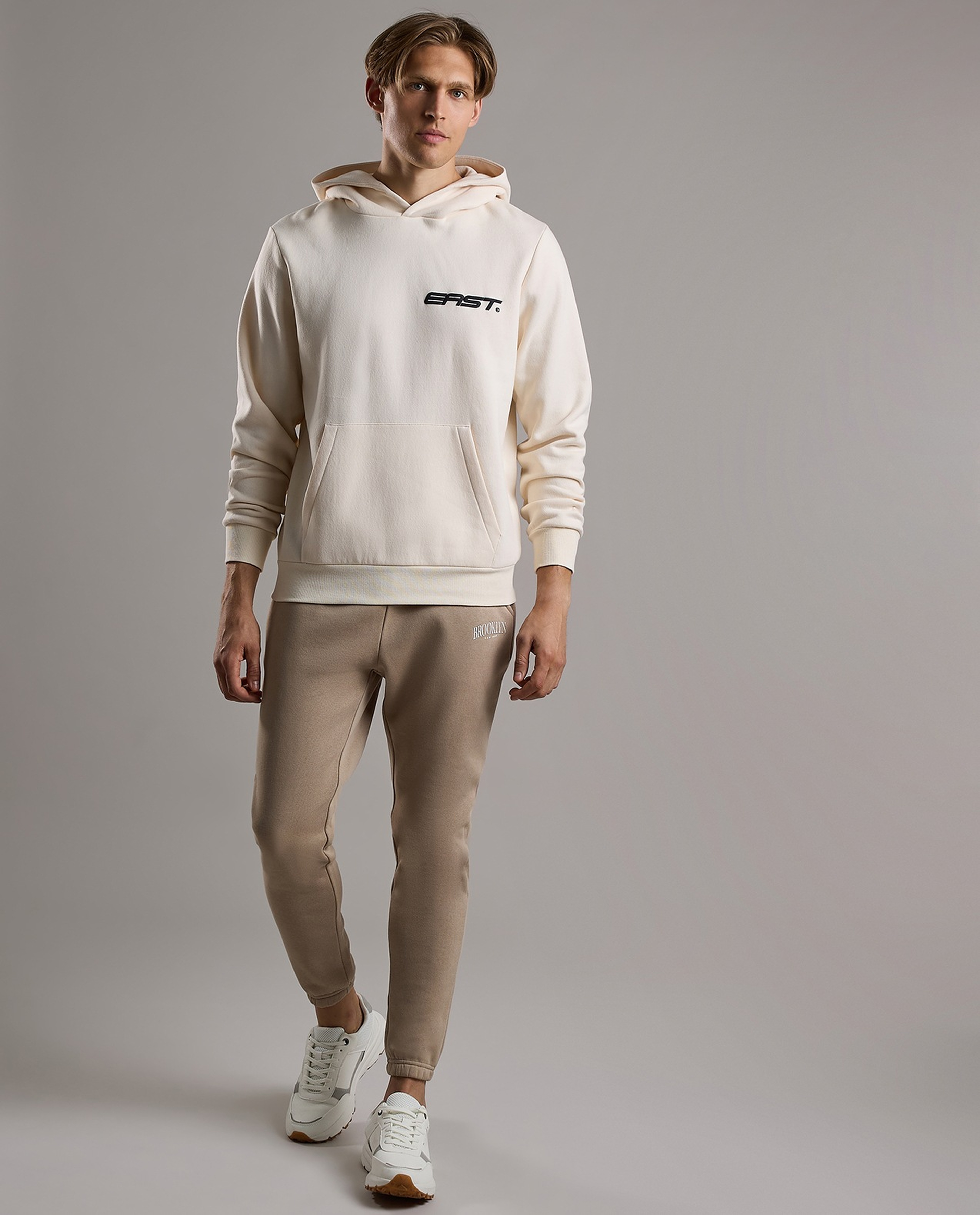 Printed Hoodie with Long Sleeves