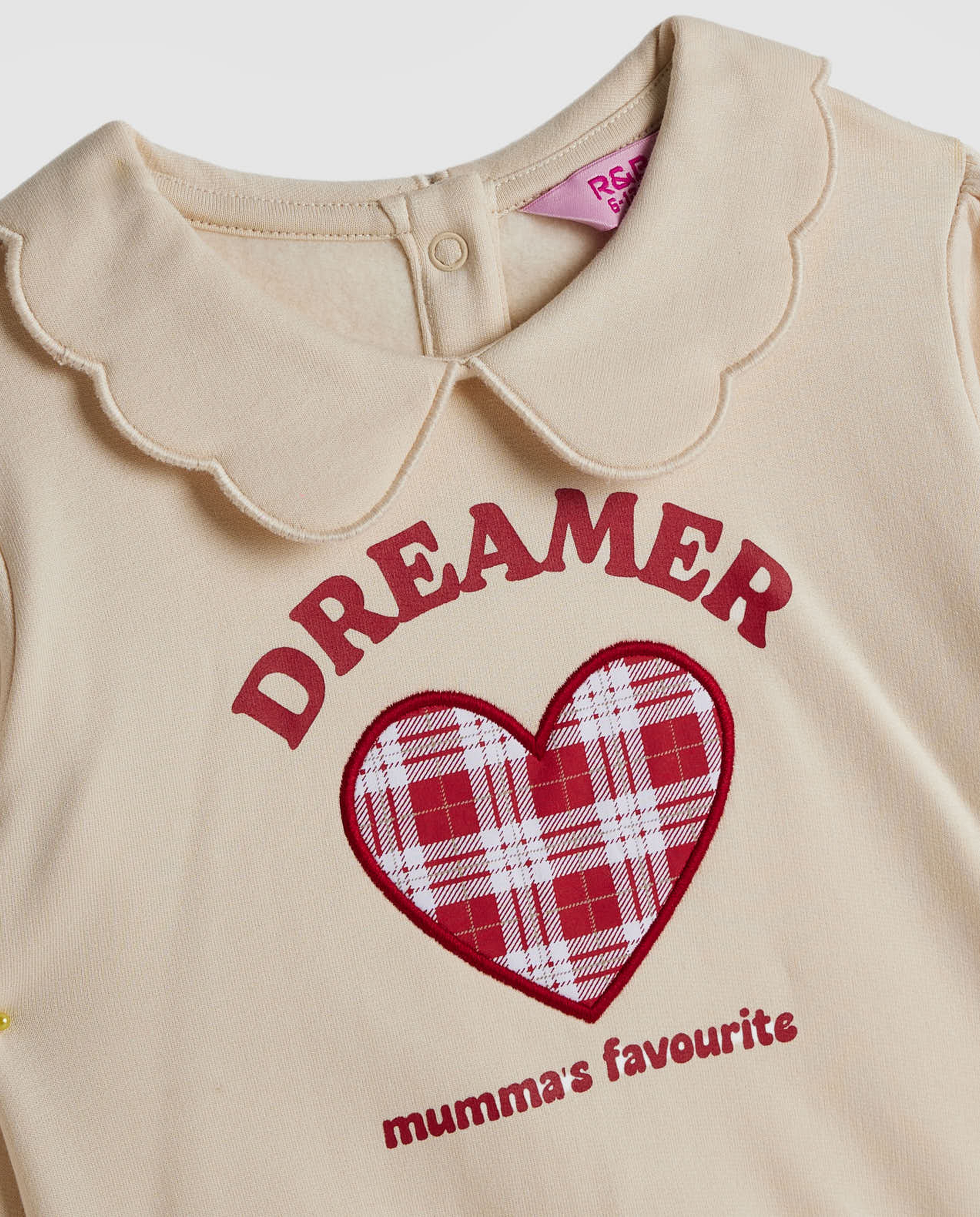 Appliqued Sweatsuit Set