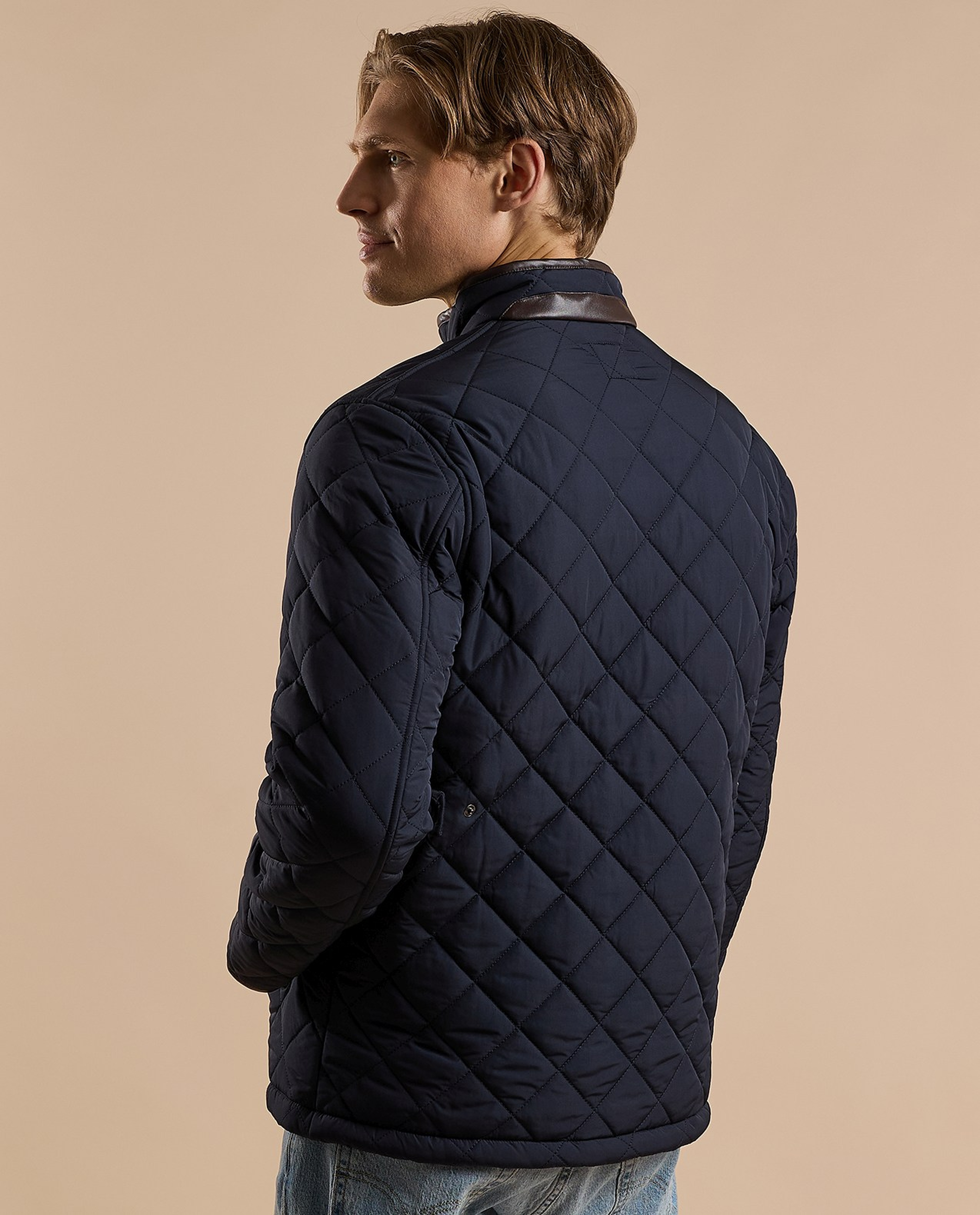 Quilted Jacket with Button Closure