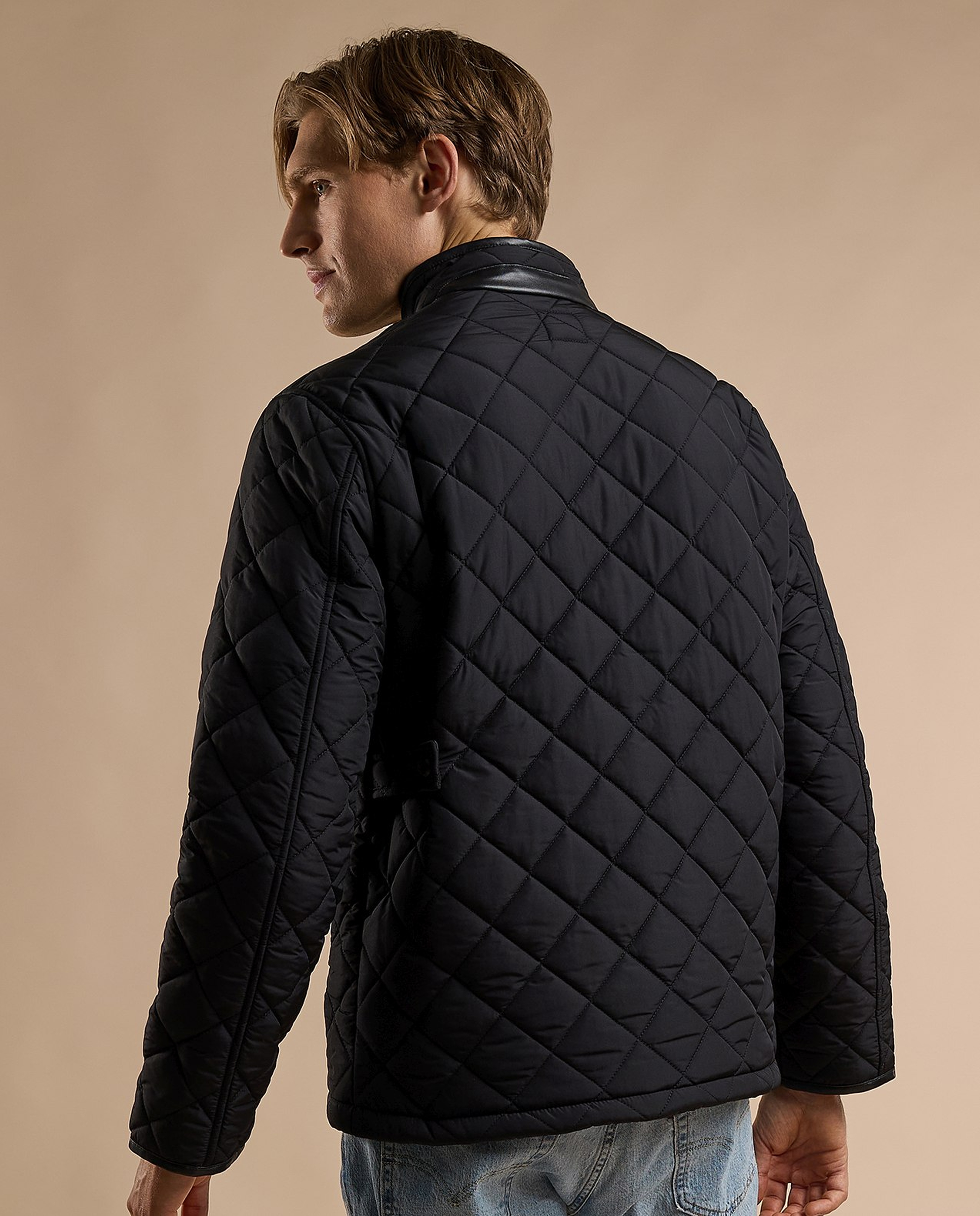 Quilted Jacket with Button Closure