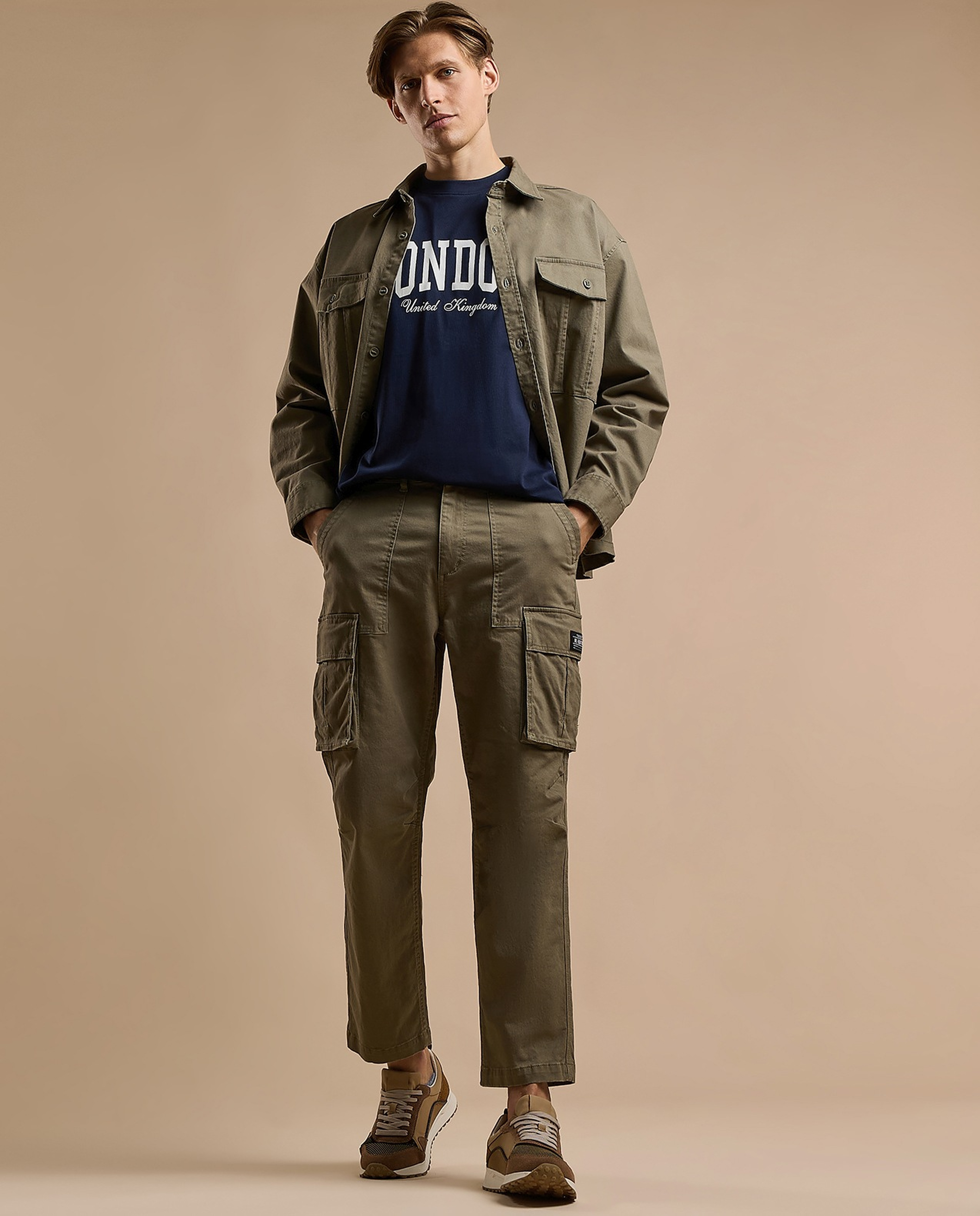 Typography Print T-Shirt with Crew Neck and Short Sleeves