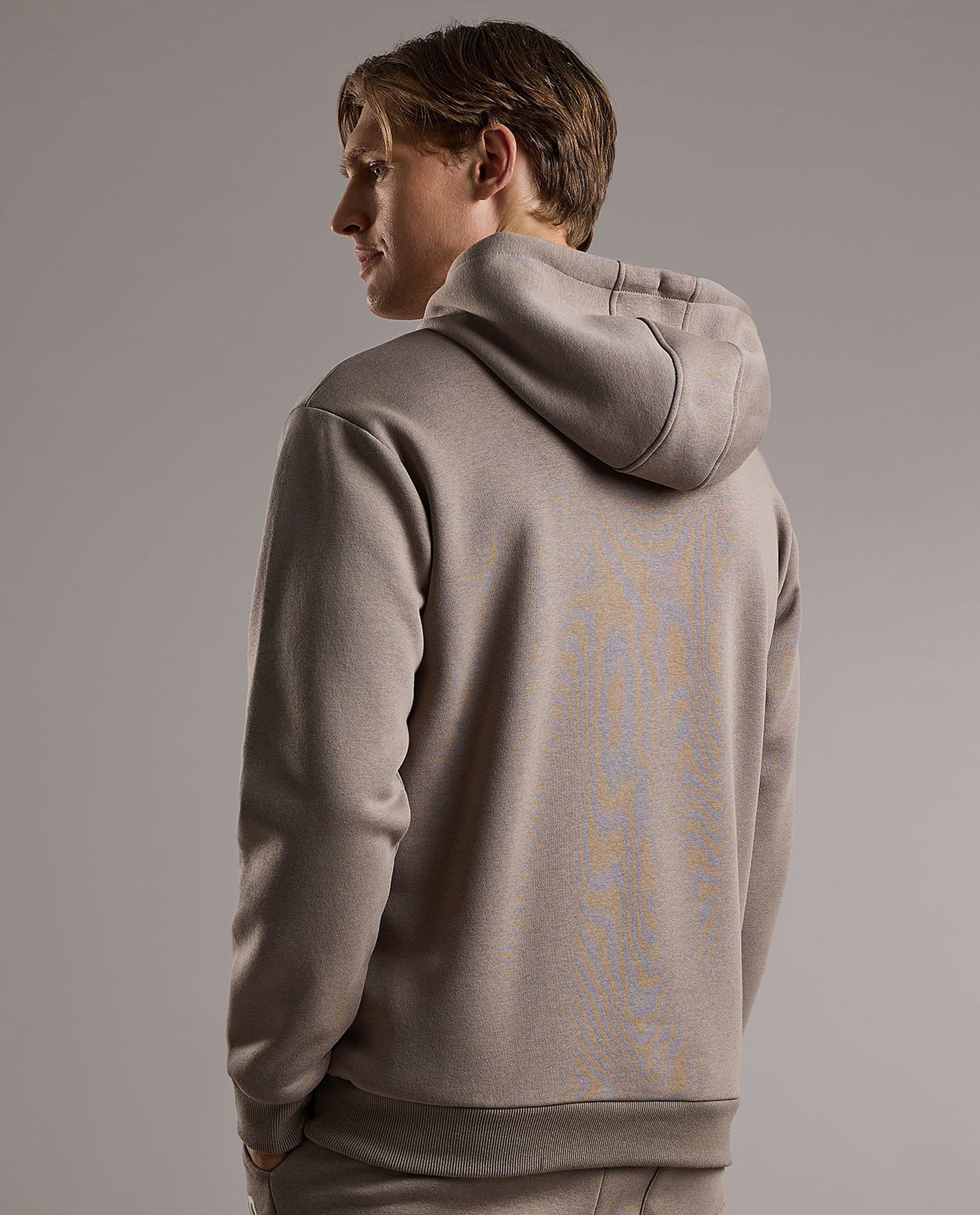 Printed Hoodie with Long Sleeves