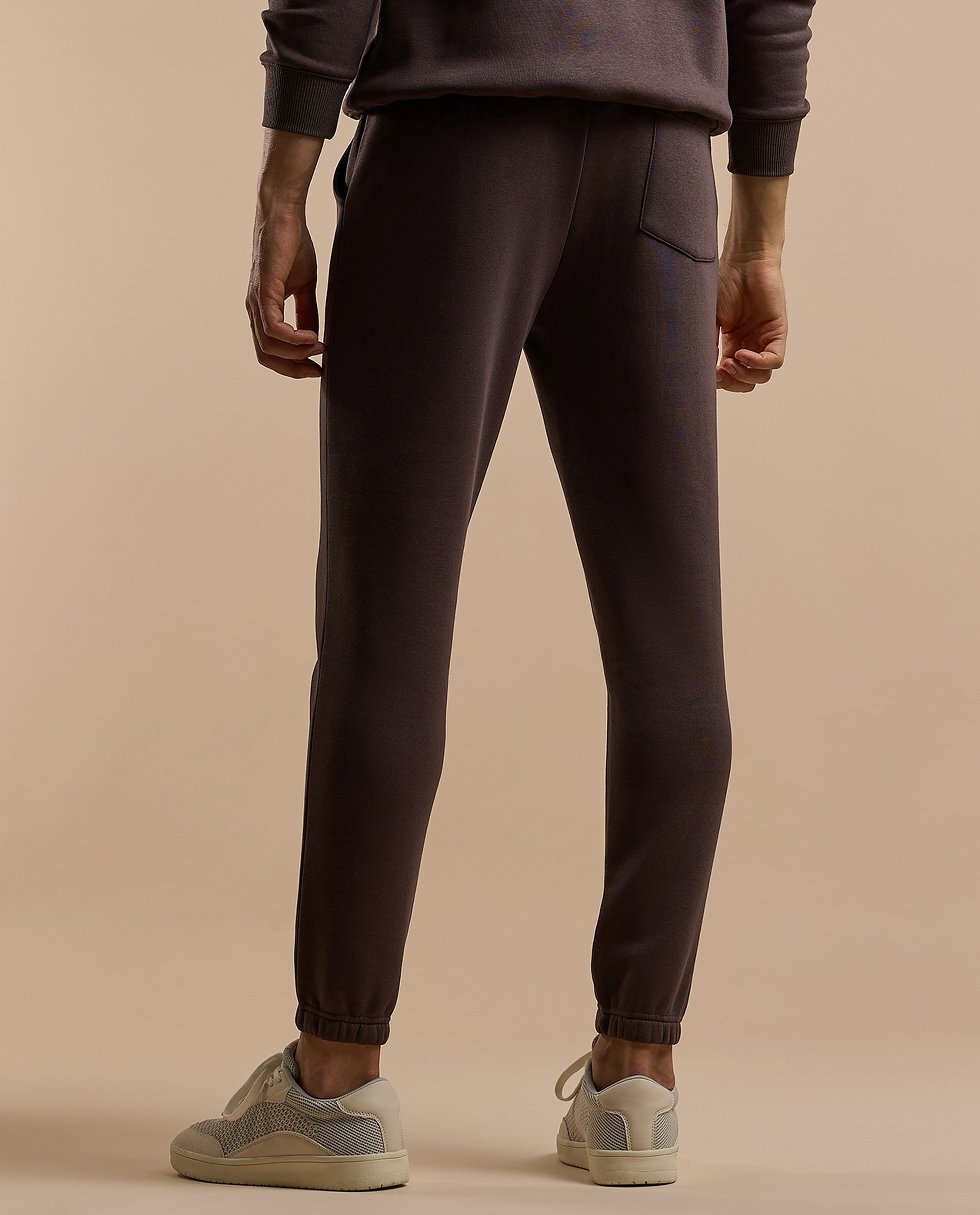 Embroidery Detail Joggers with Drawstring Waist