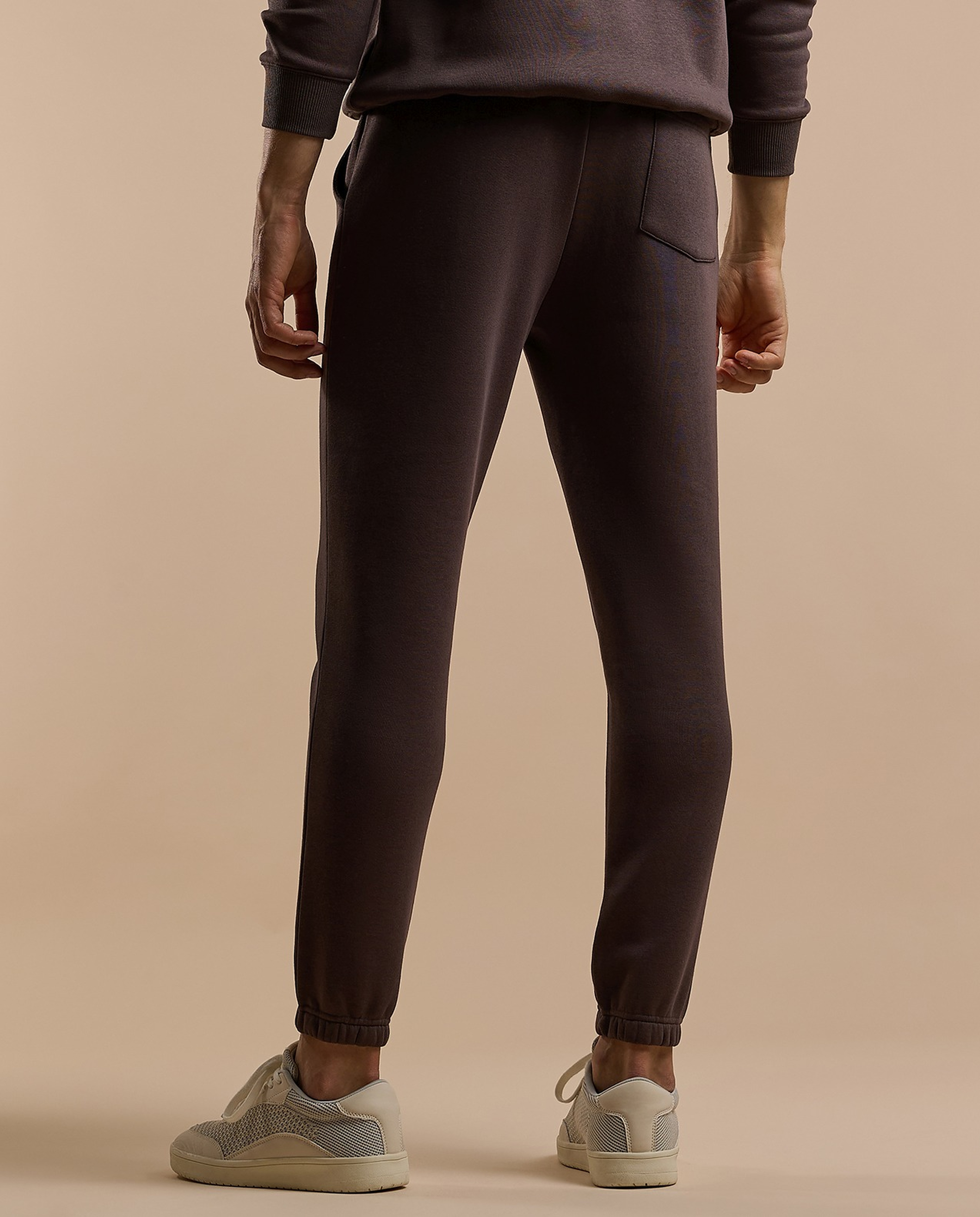 Embroidery Detail Joggers with Drawstring Waist