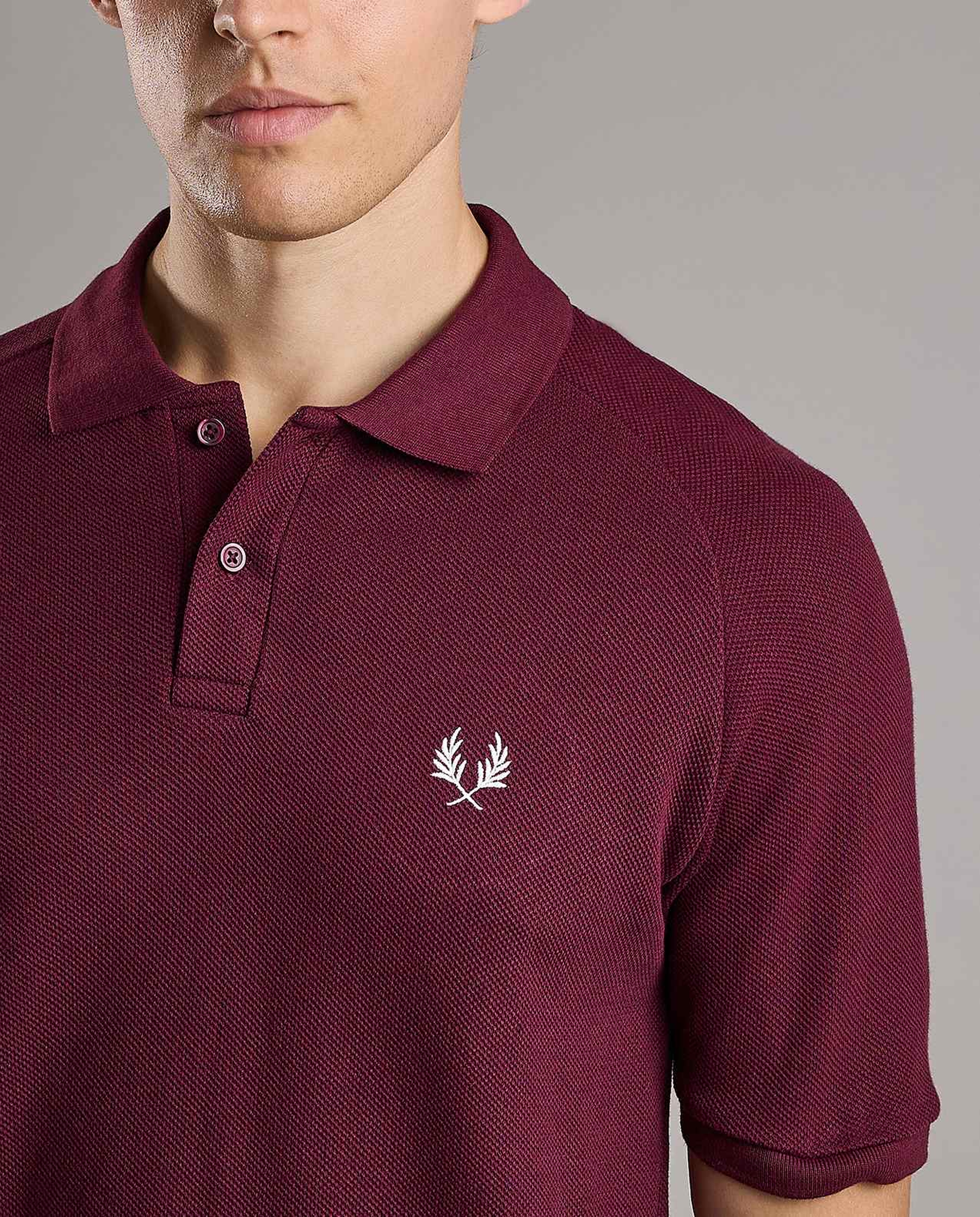 Logo Detail Polo T-Shirt with Short Sleeves