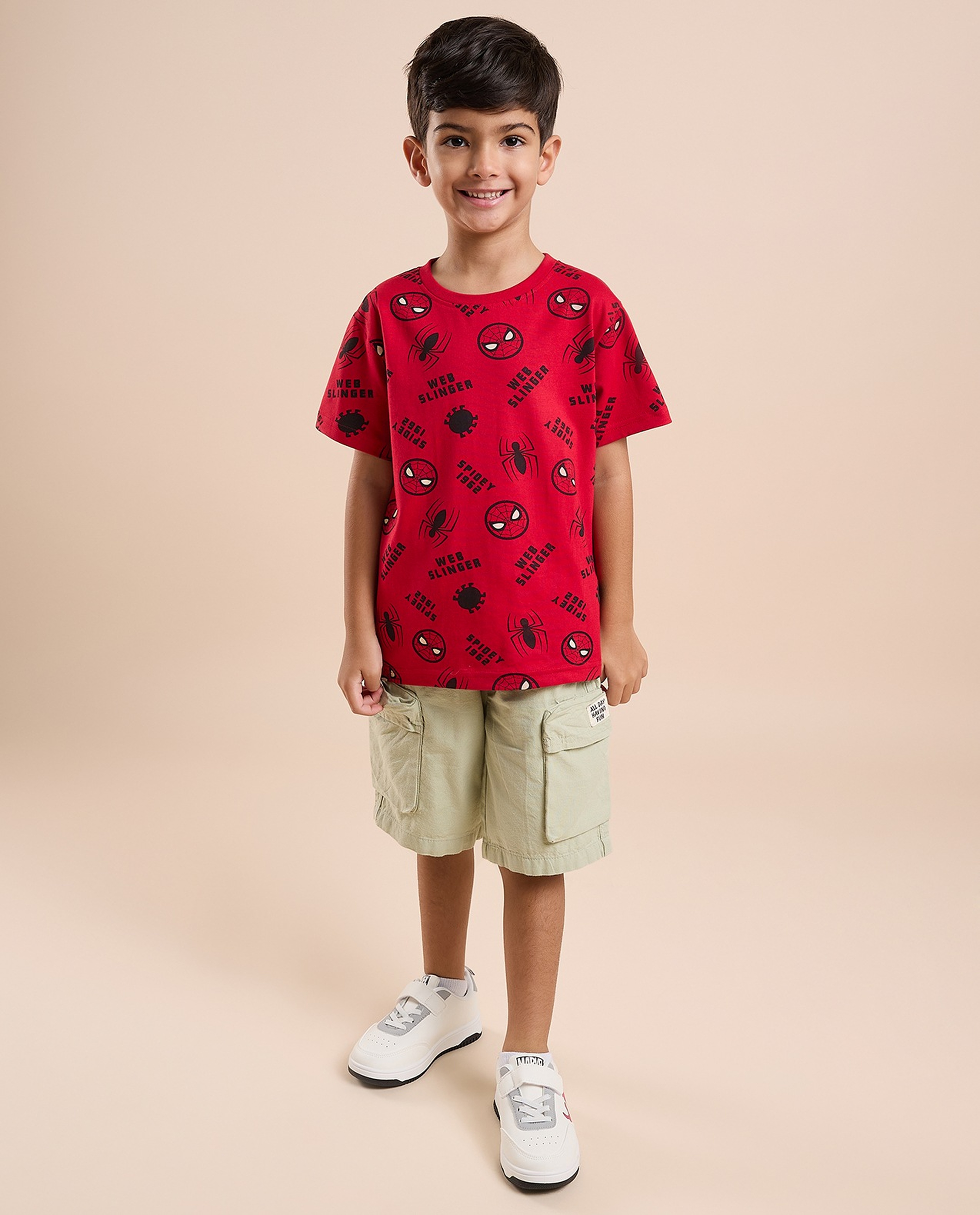 Textured Shorts with Drawstring Waist