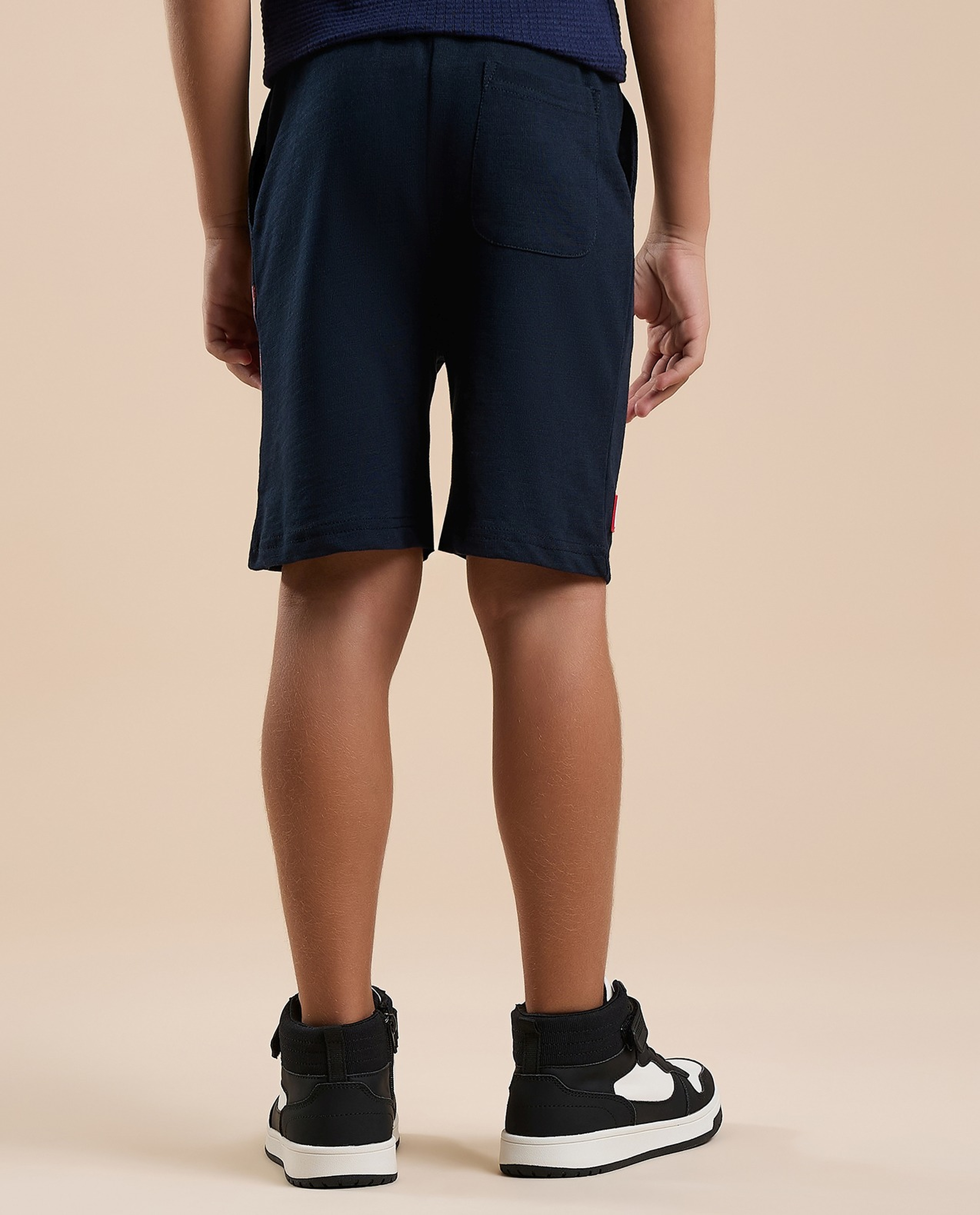 Spider-Man Print Sweatshorts with Drawstring Waist