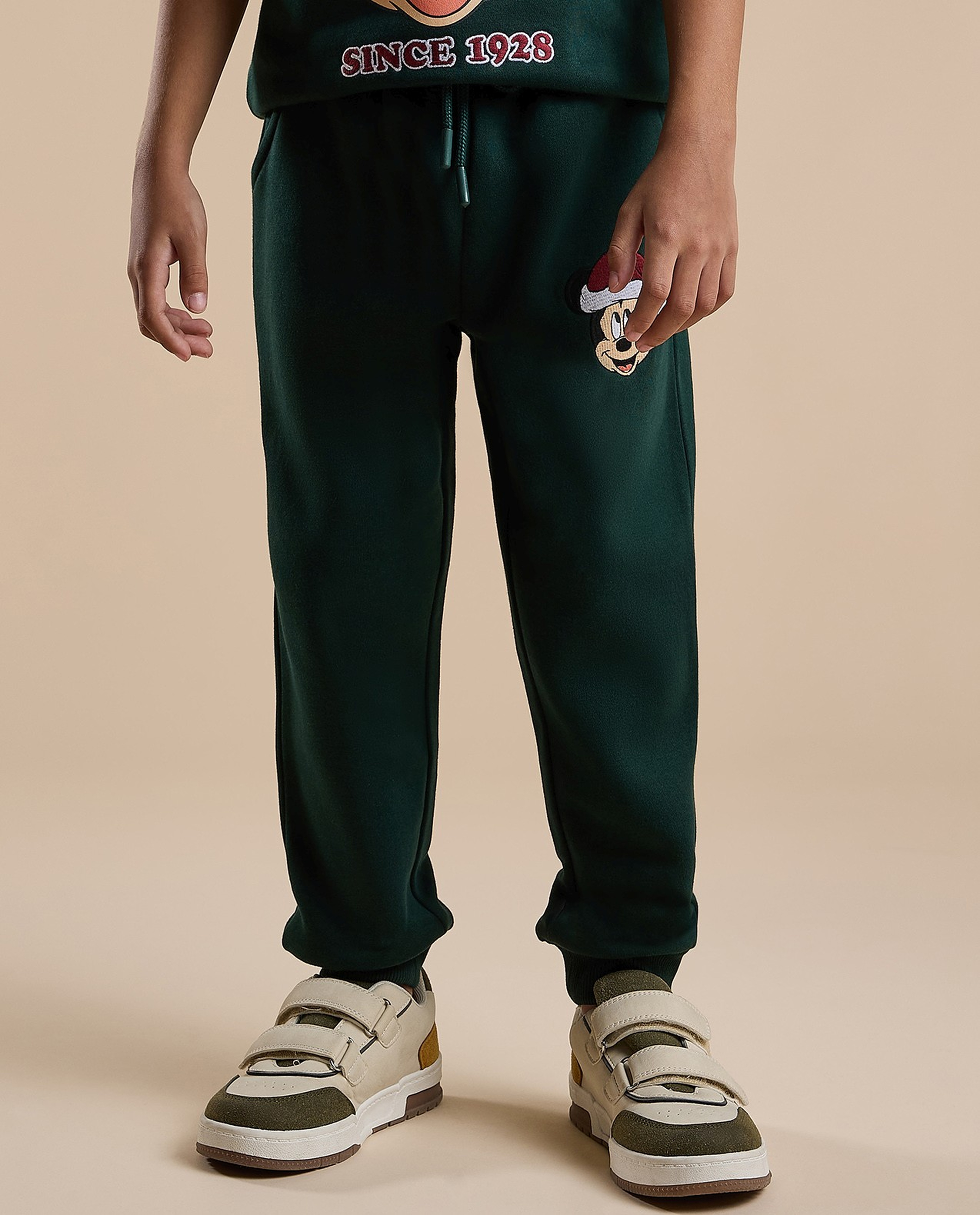 Mickey Mouse Print Clothing Set