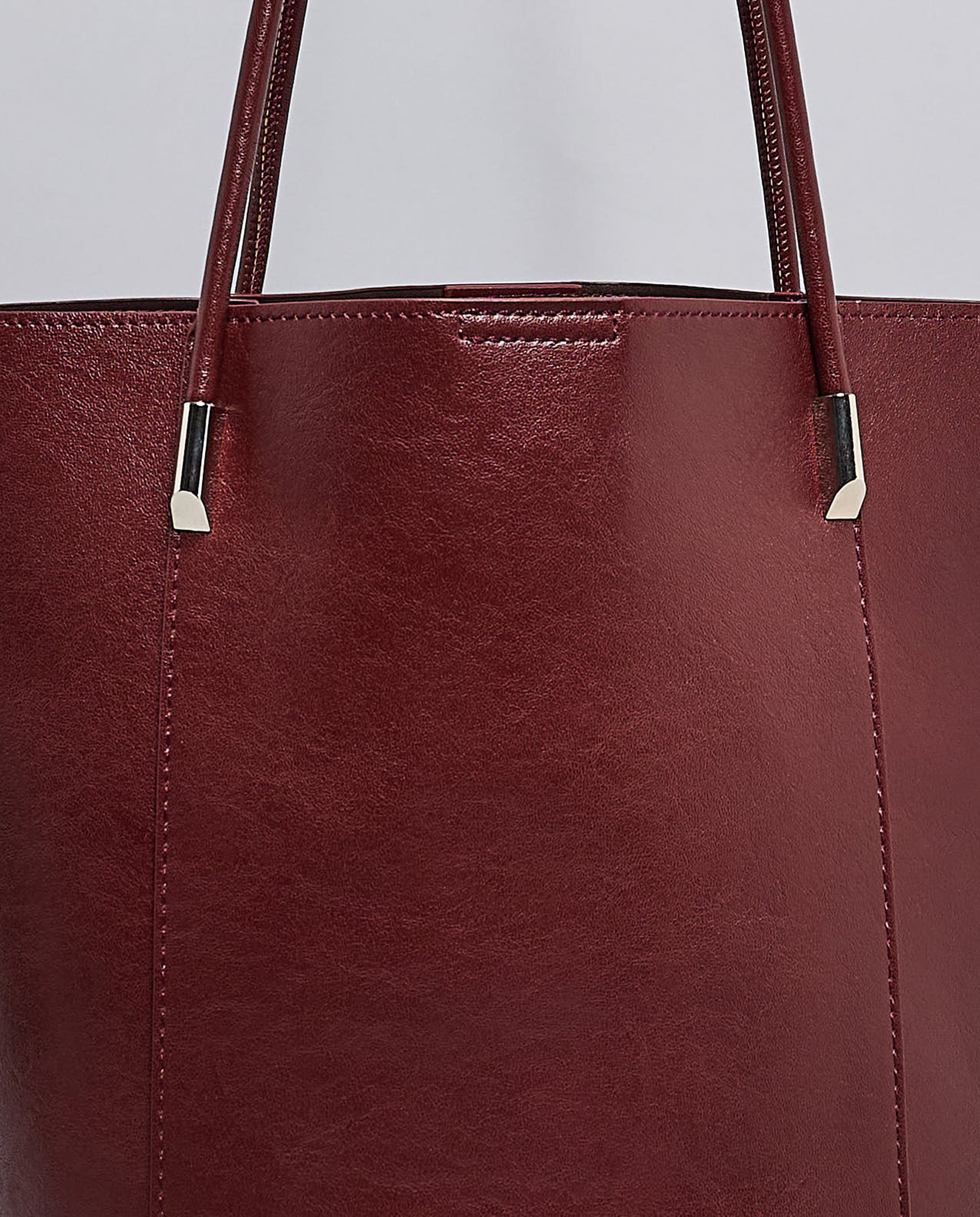 Textured Shoulder Bag with Drawstring Pouch