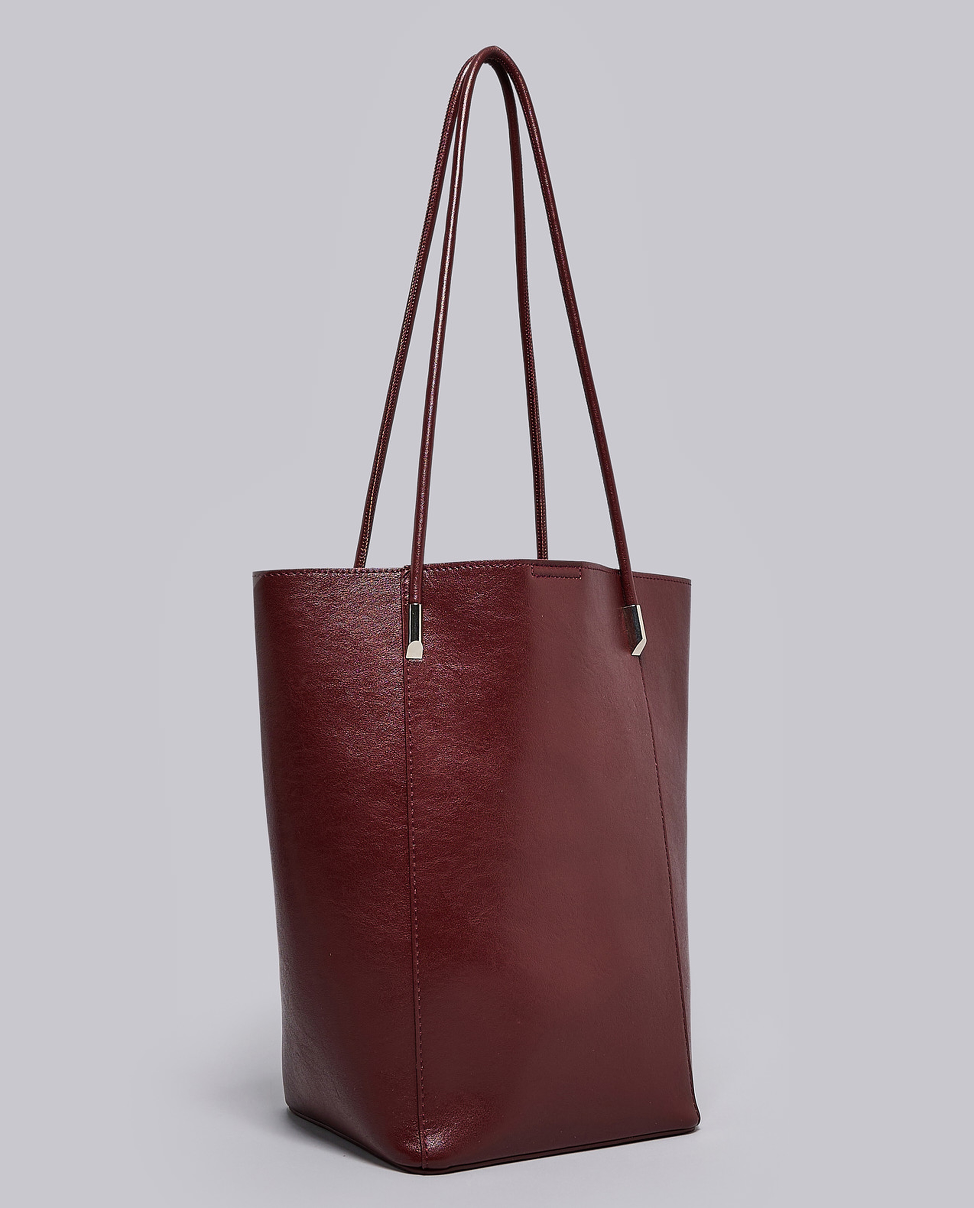 Textured Shoulder Bag with Drawstring Pouch