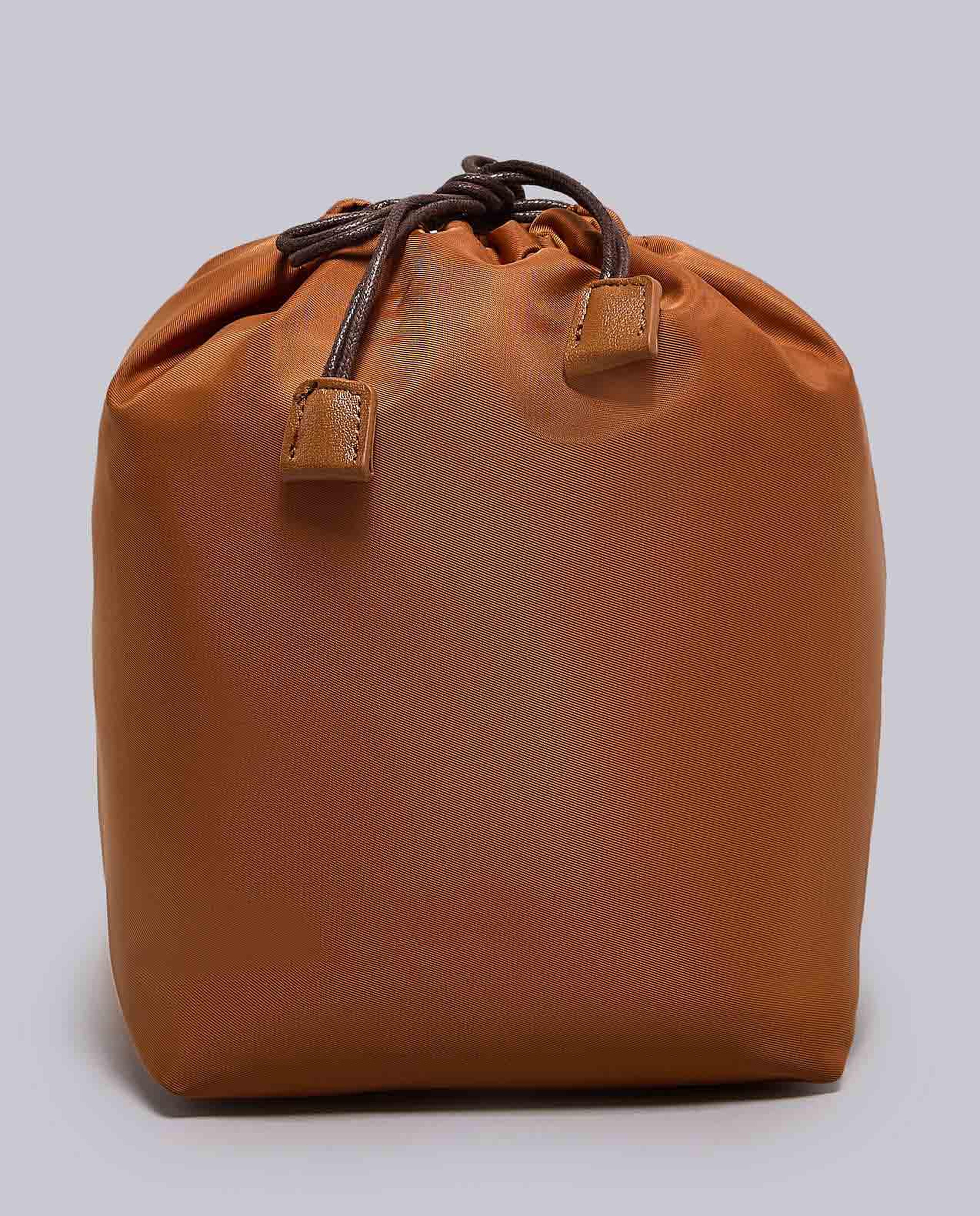 Textured Shoulder Bag with Drawstring Pouch