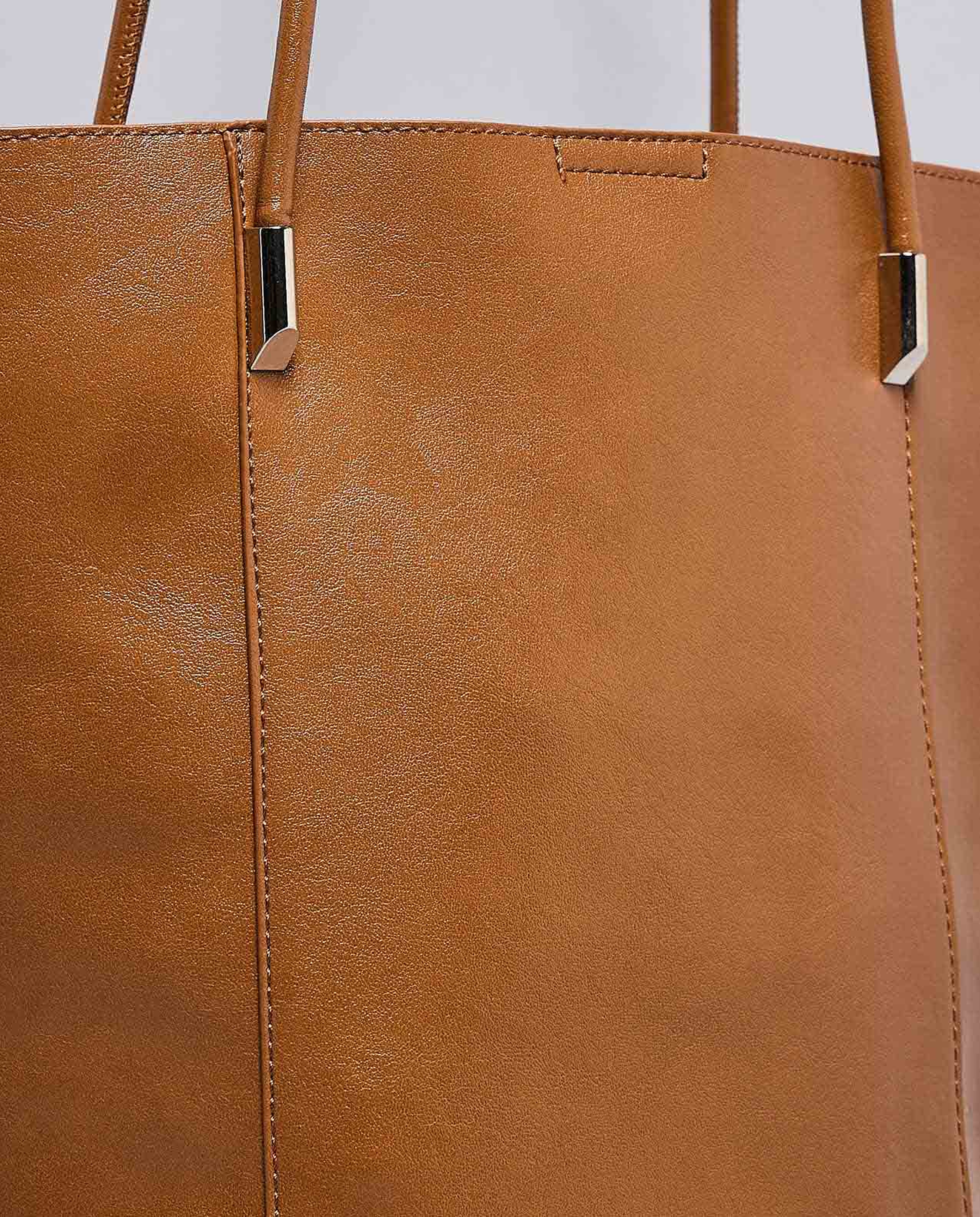 Textured Shoulder Bag with Drawstring Pouch