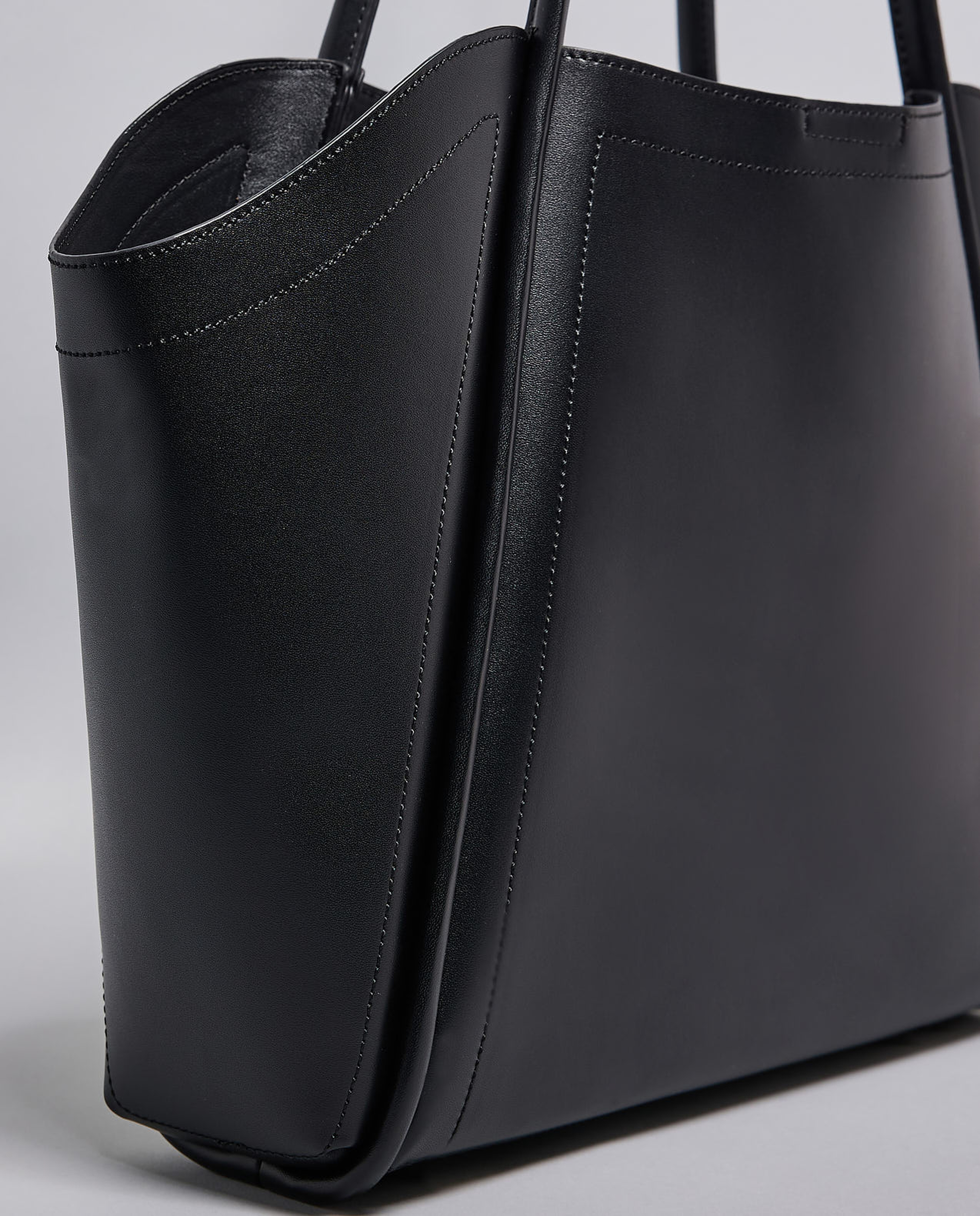 Textured Shoulder Bag with Pouch