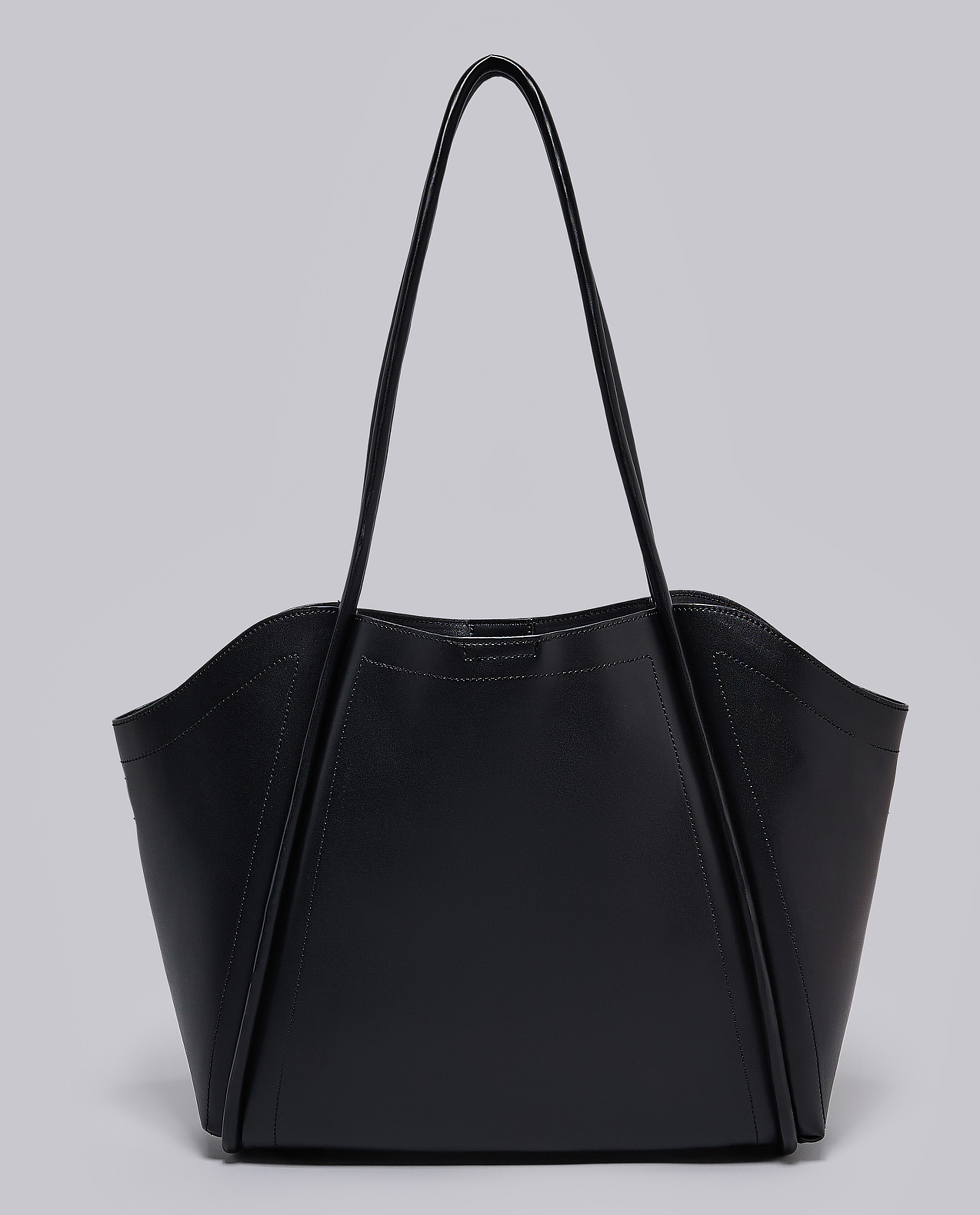 Textured Shoulder Bag with Pouch