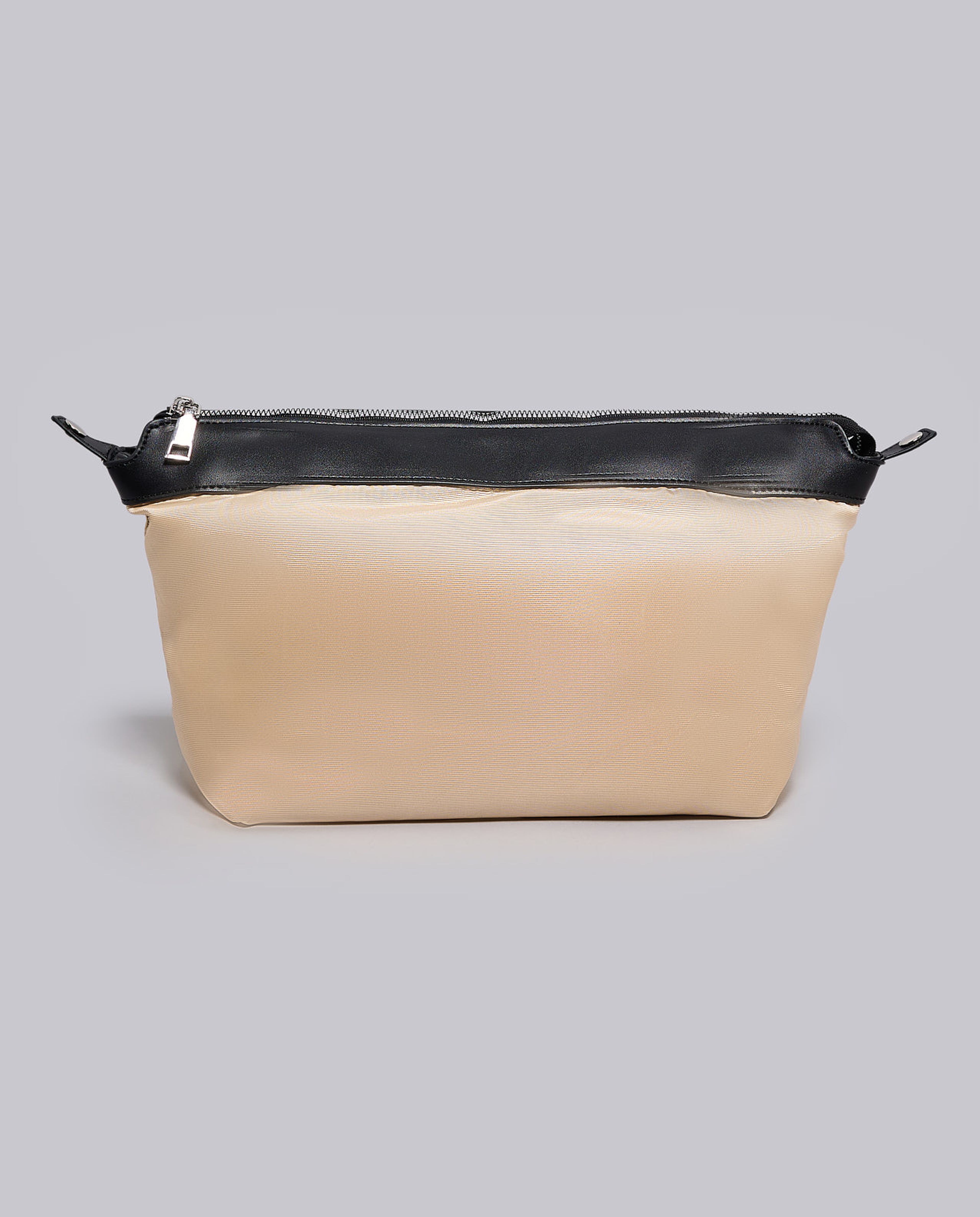 Textured Shoulder Bag with Pouch