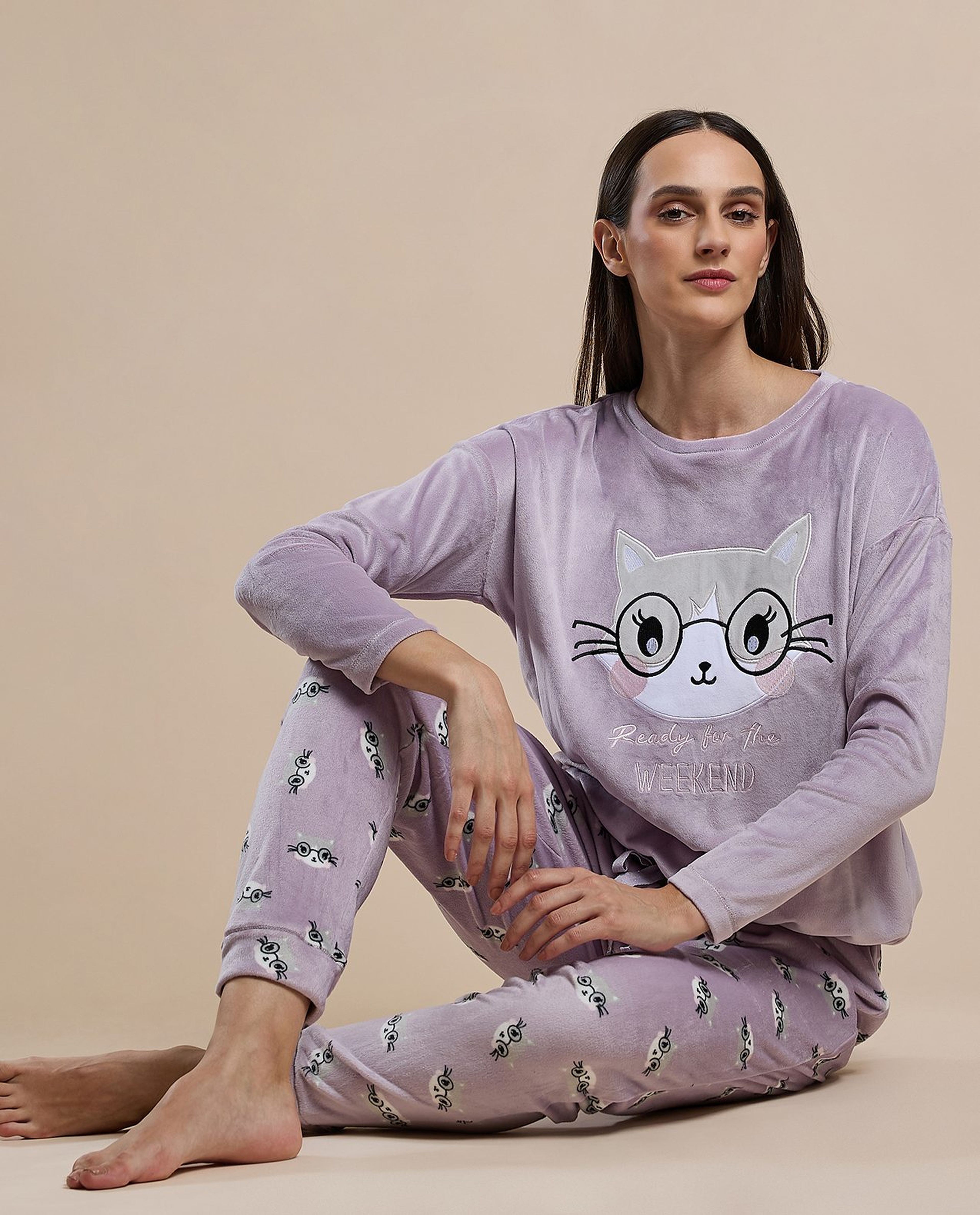 Appliqued Pyjama Set