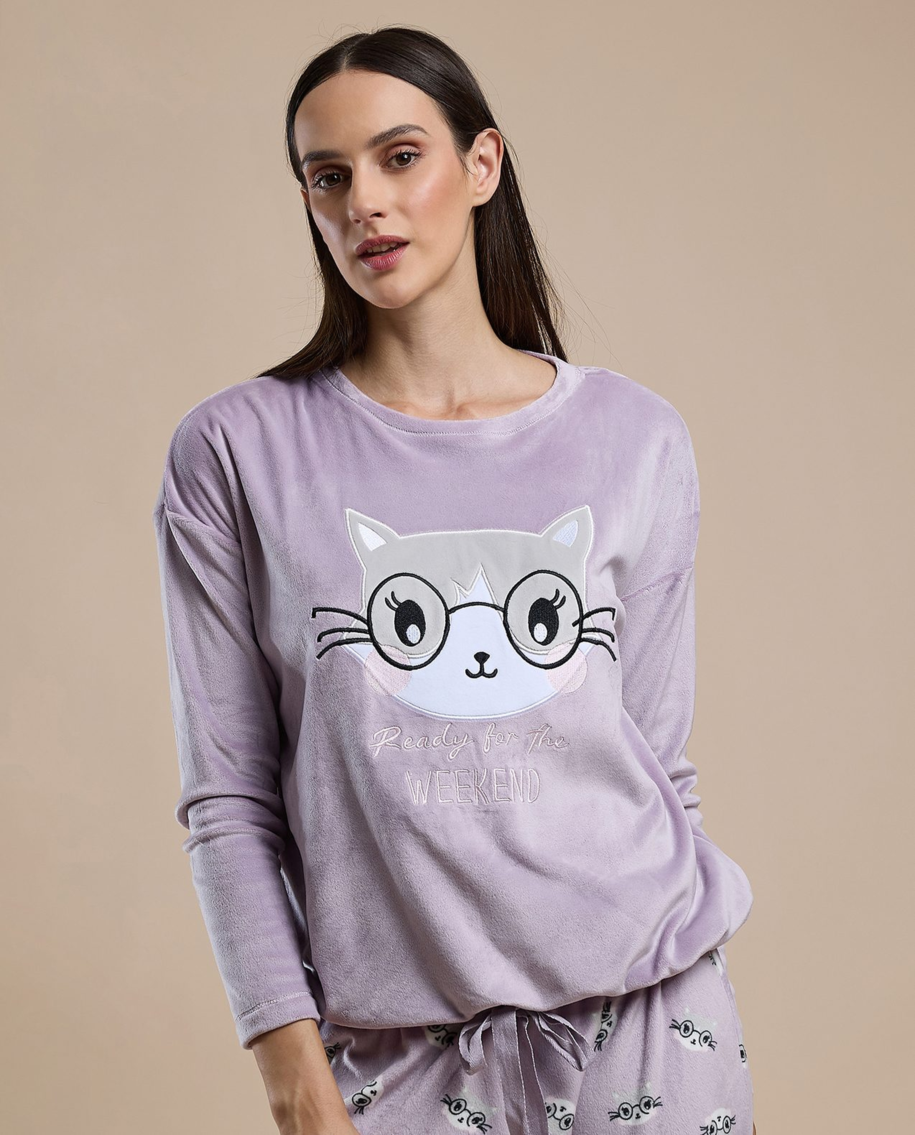 Appliqued Pyjama Set