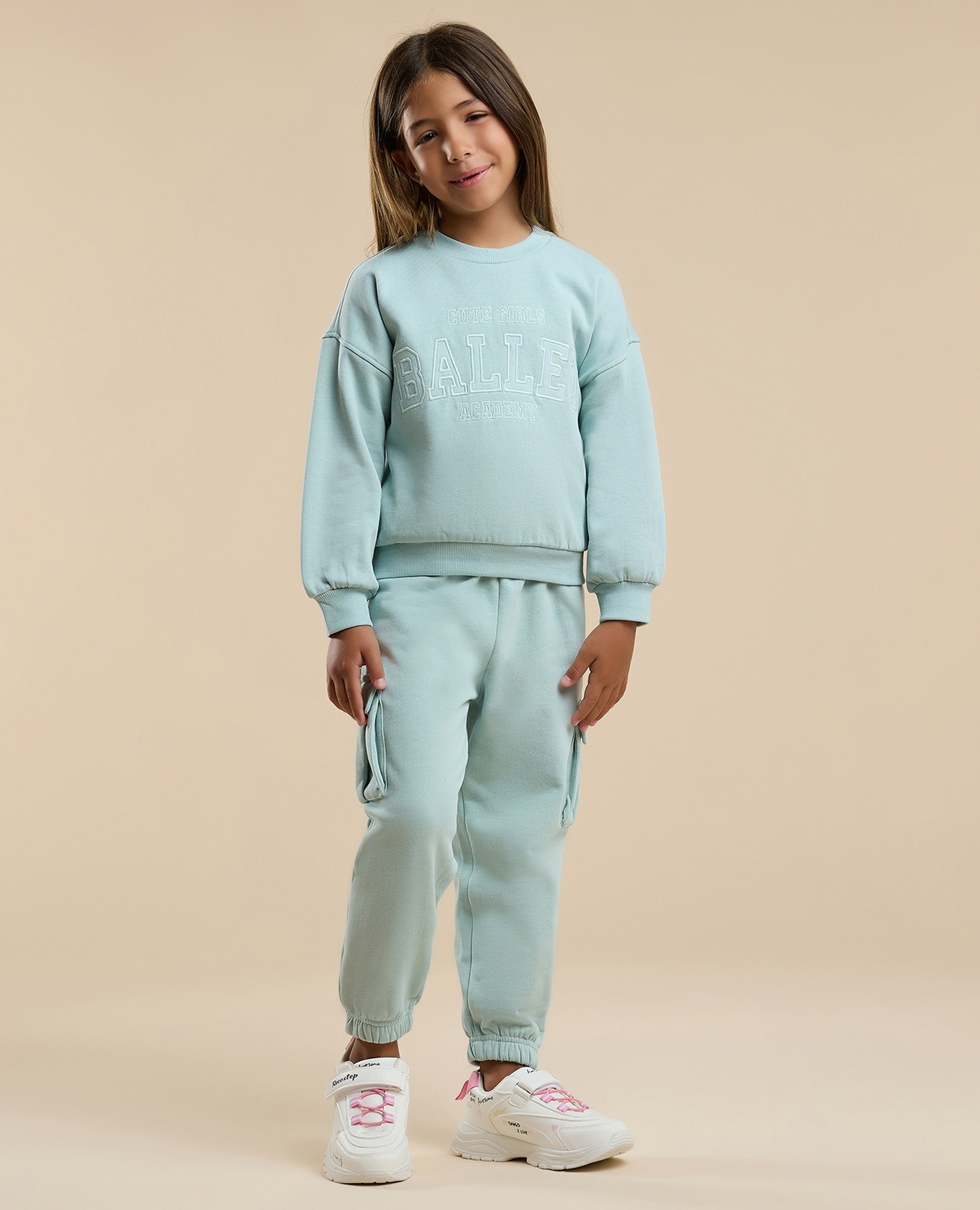 Embroidered Sweatsuit Set