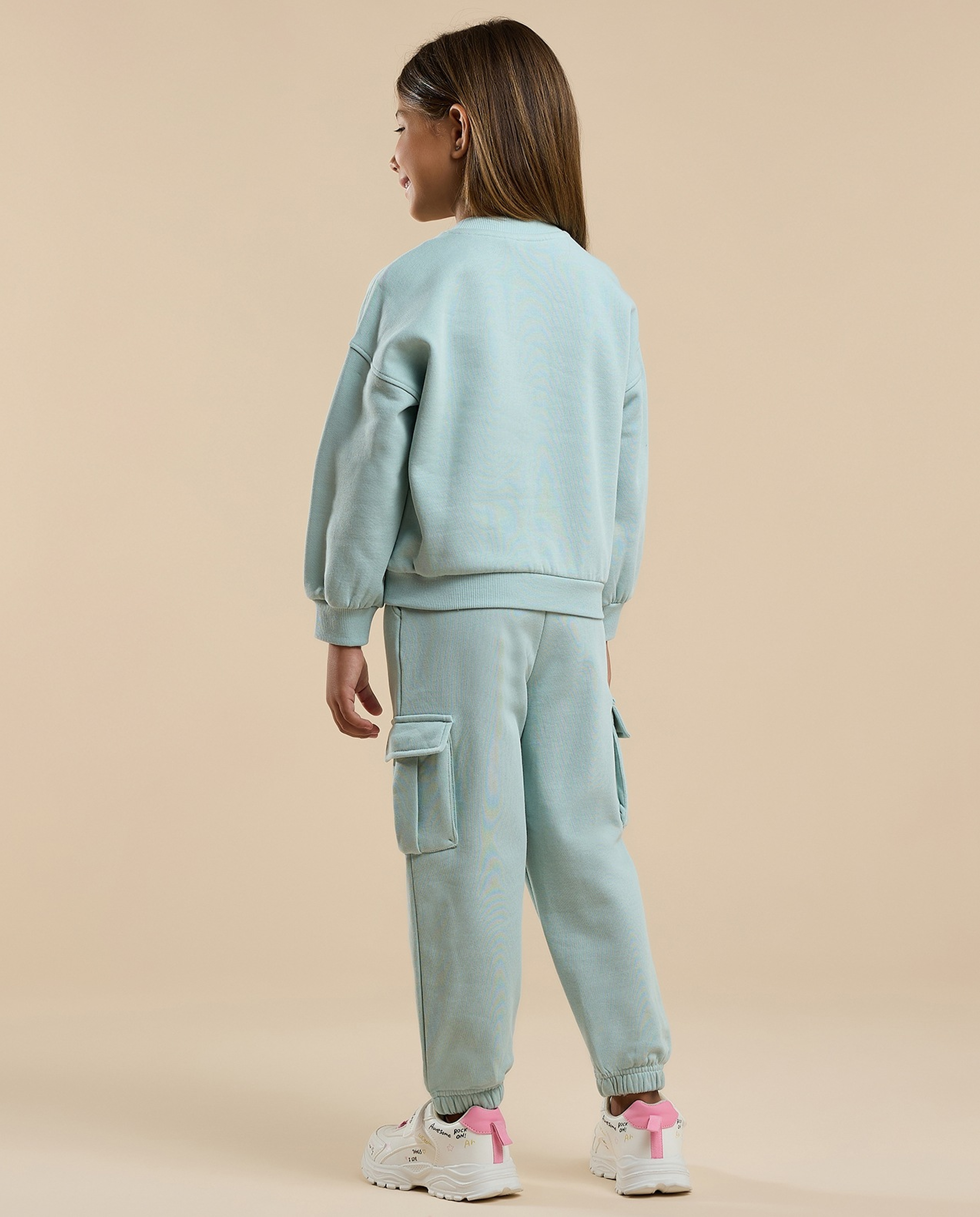 Embroidered Sweatsuit Set