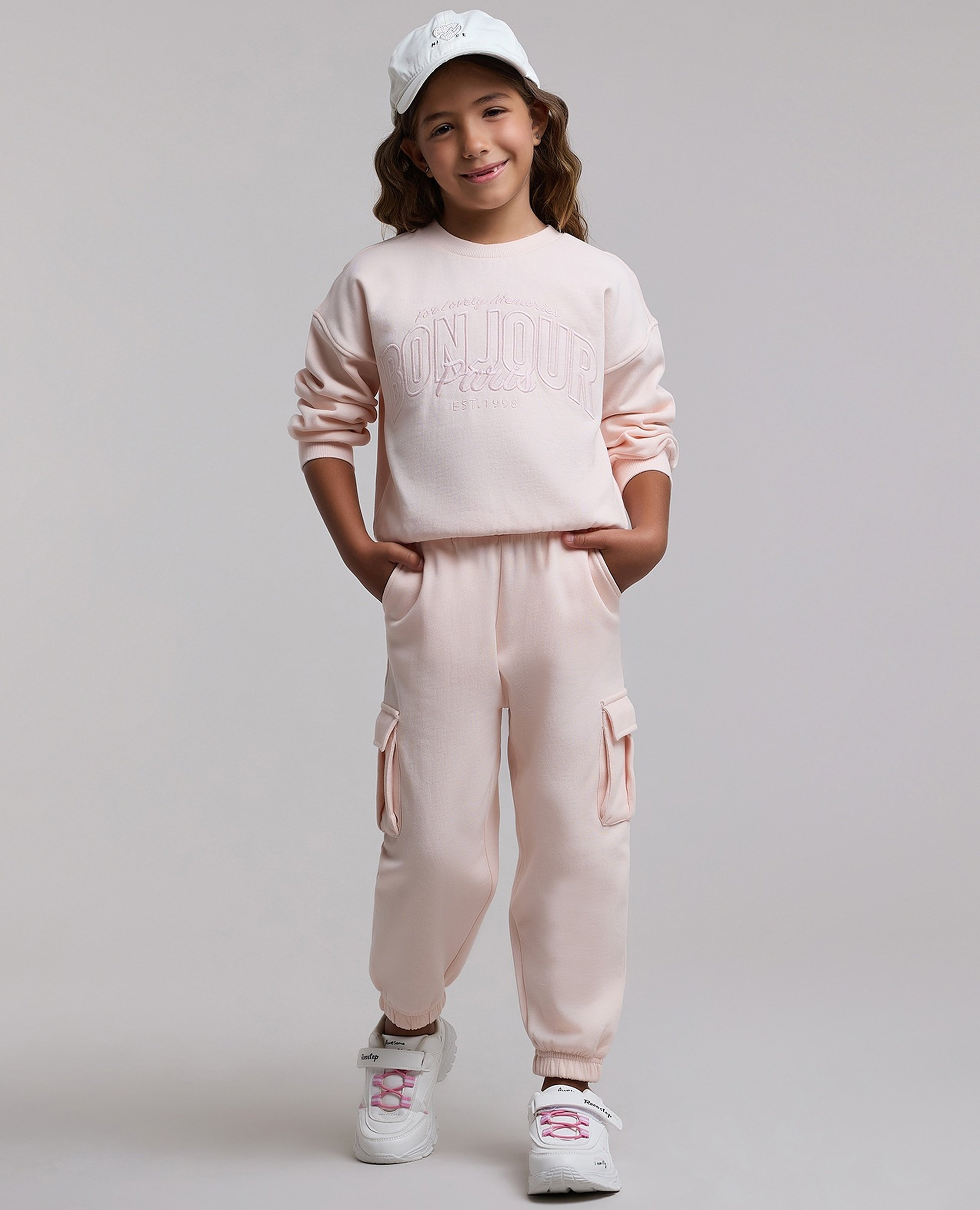 Embroidered Sweatsuit Set