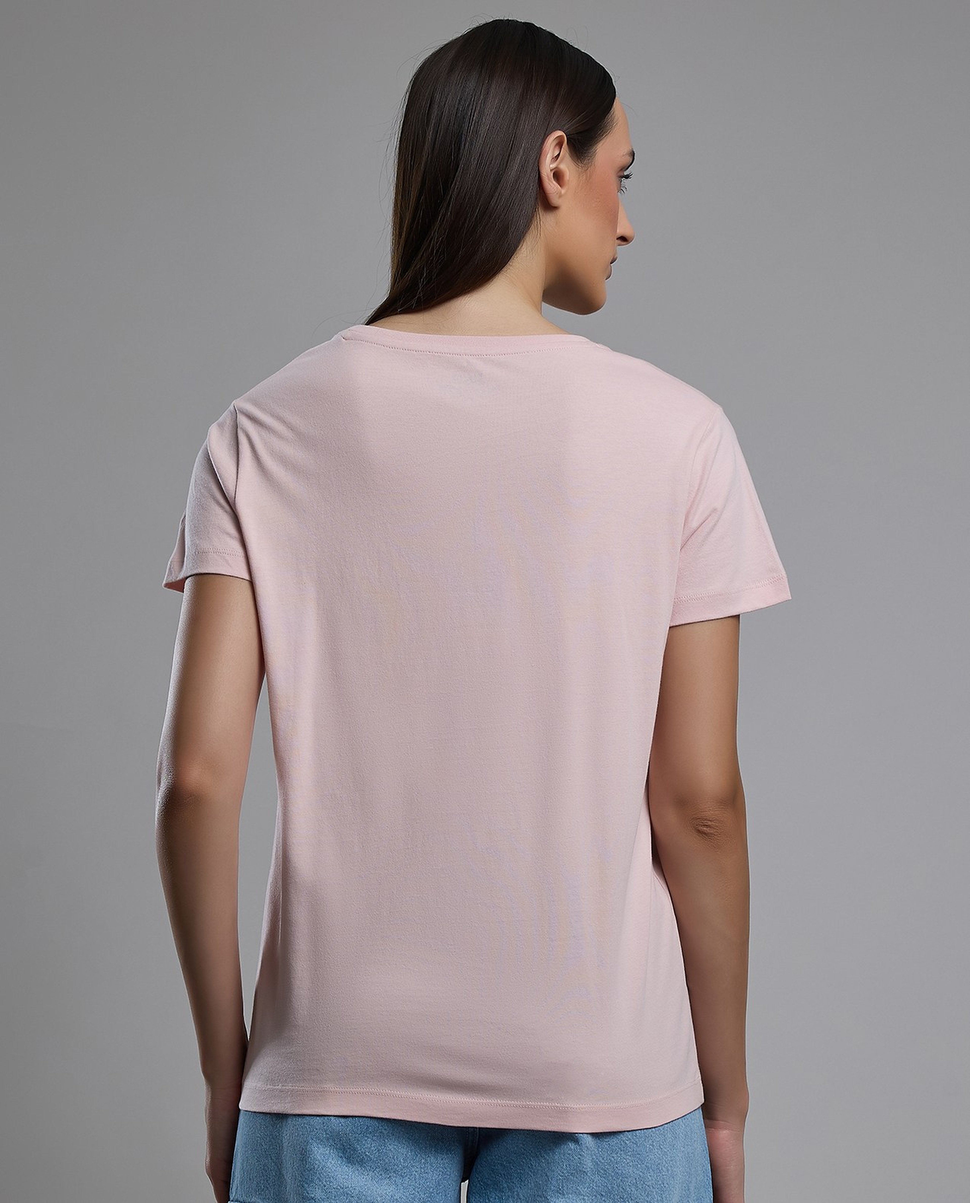 Printed T-Shirt with Crew Neck and Short Sleeves