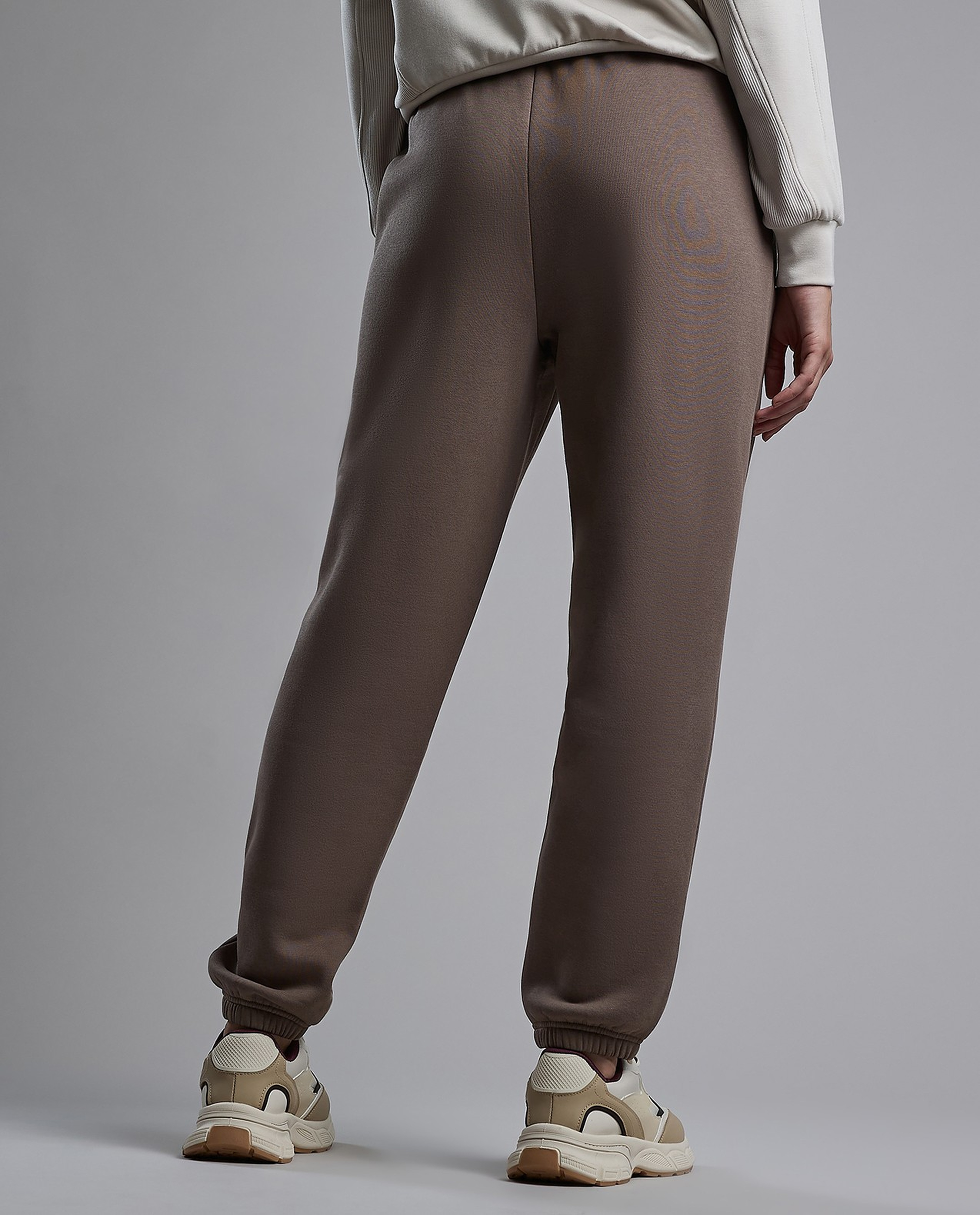 Solid Joggers with Drawstring Waist