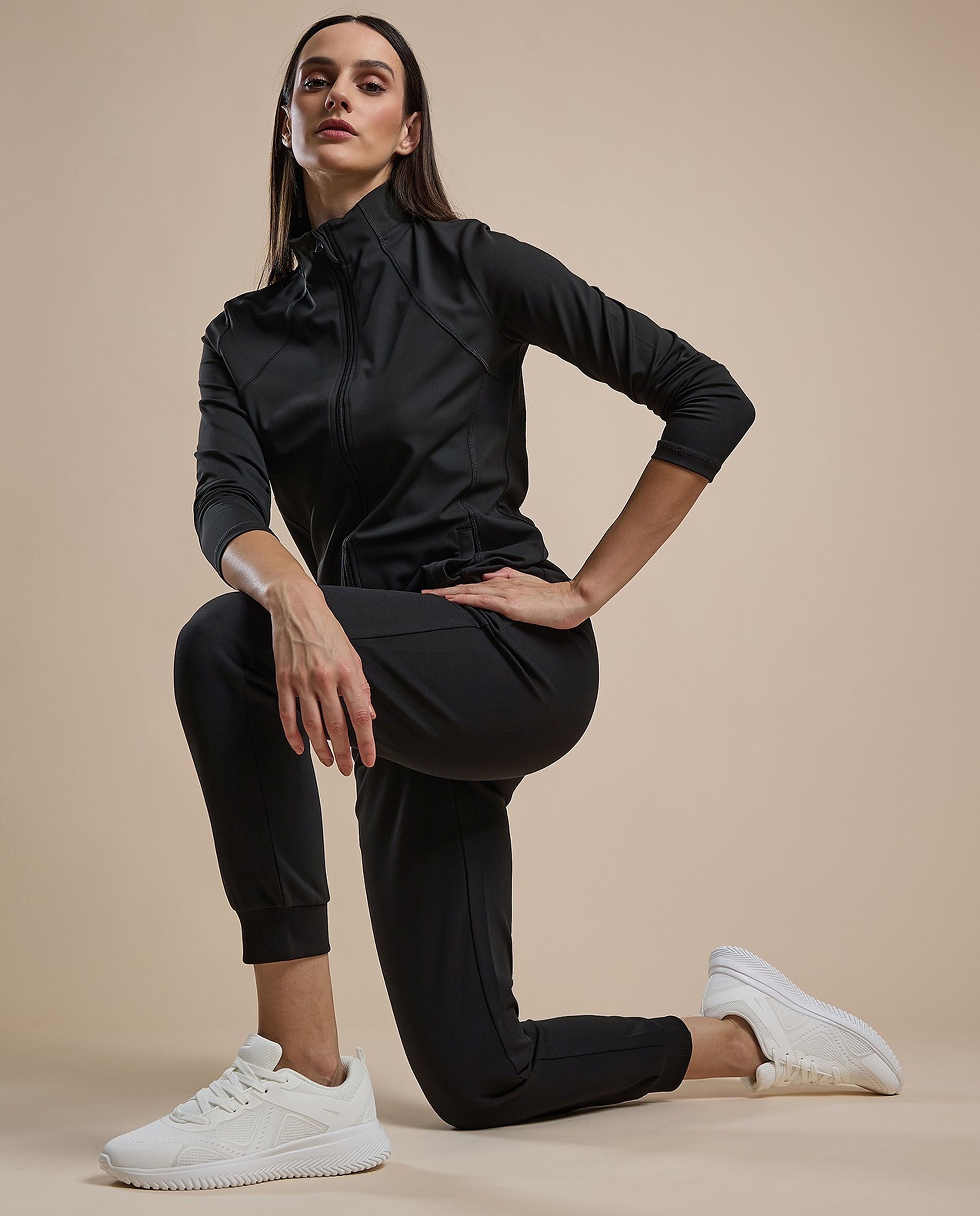 Logo Detail Joggers with Drawstring Waist