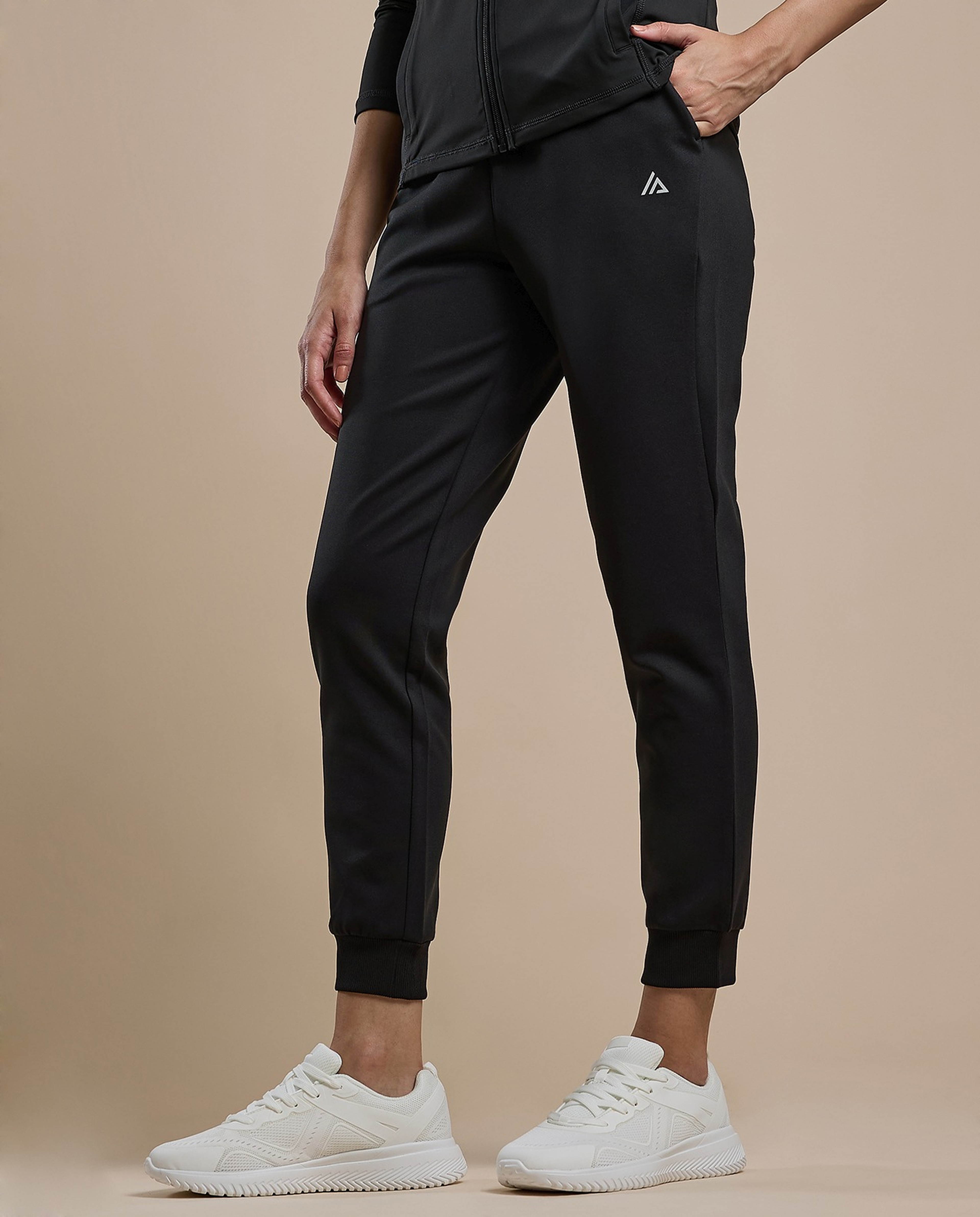 Logo Detail Joggers with Drawstring Waist