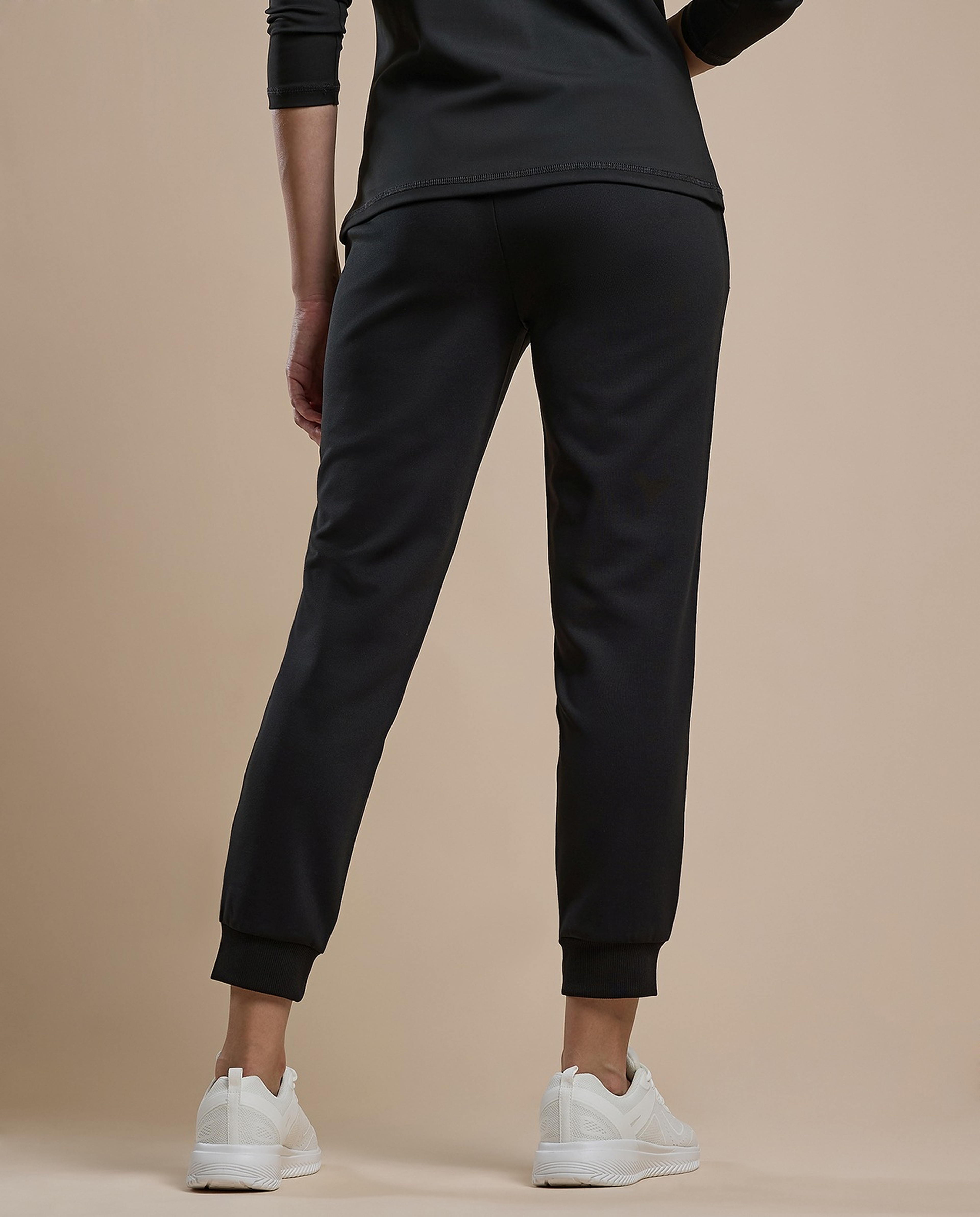 Logo Detail Joggers with Drawstring Waist