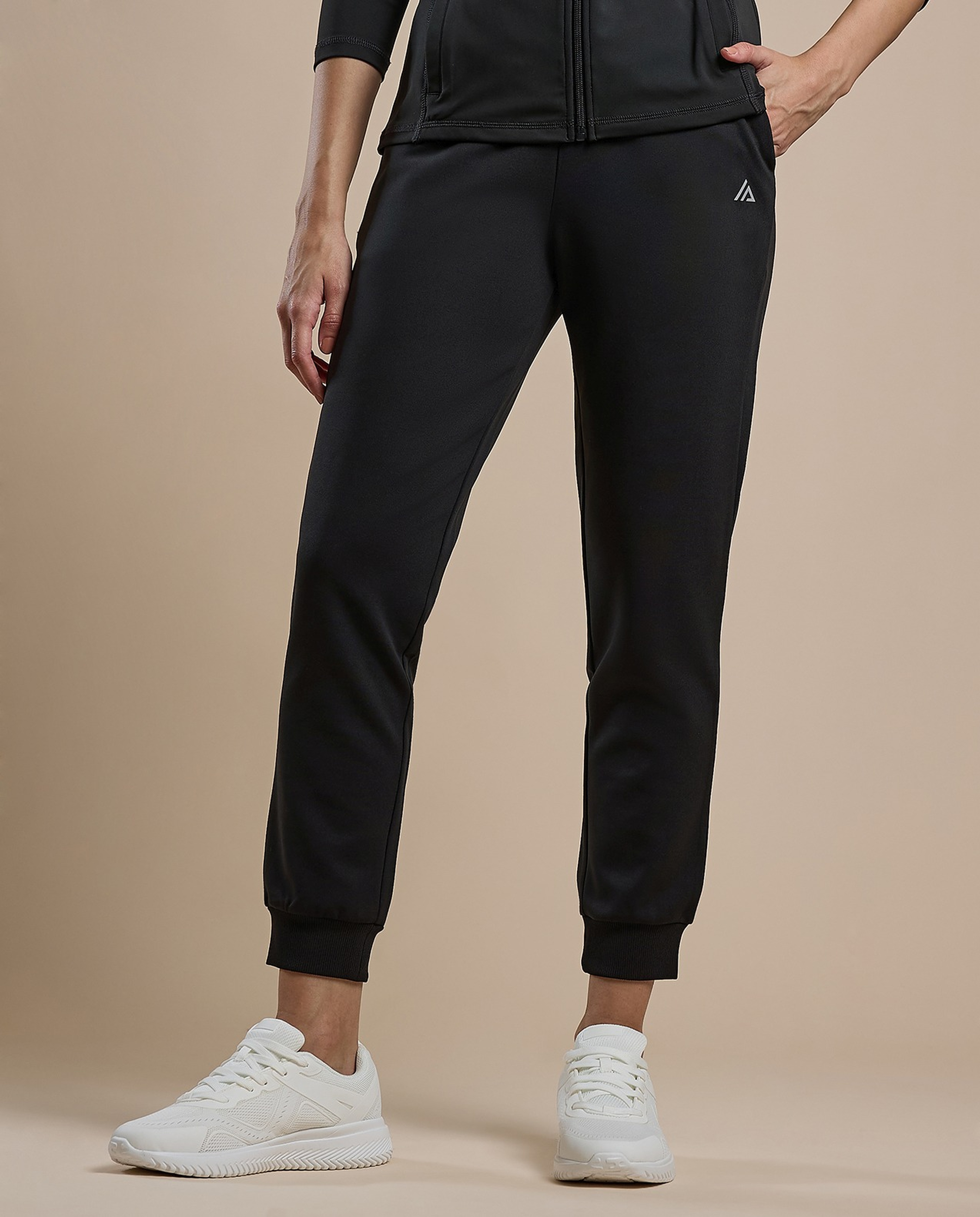 Logo Detail Joggers with Drawstring Waist