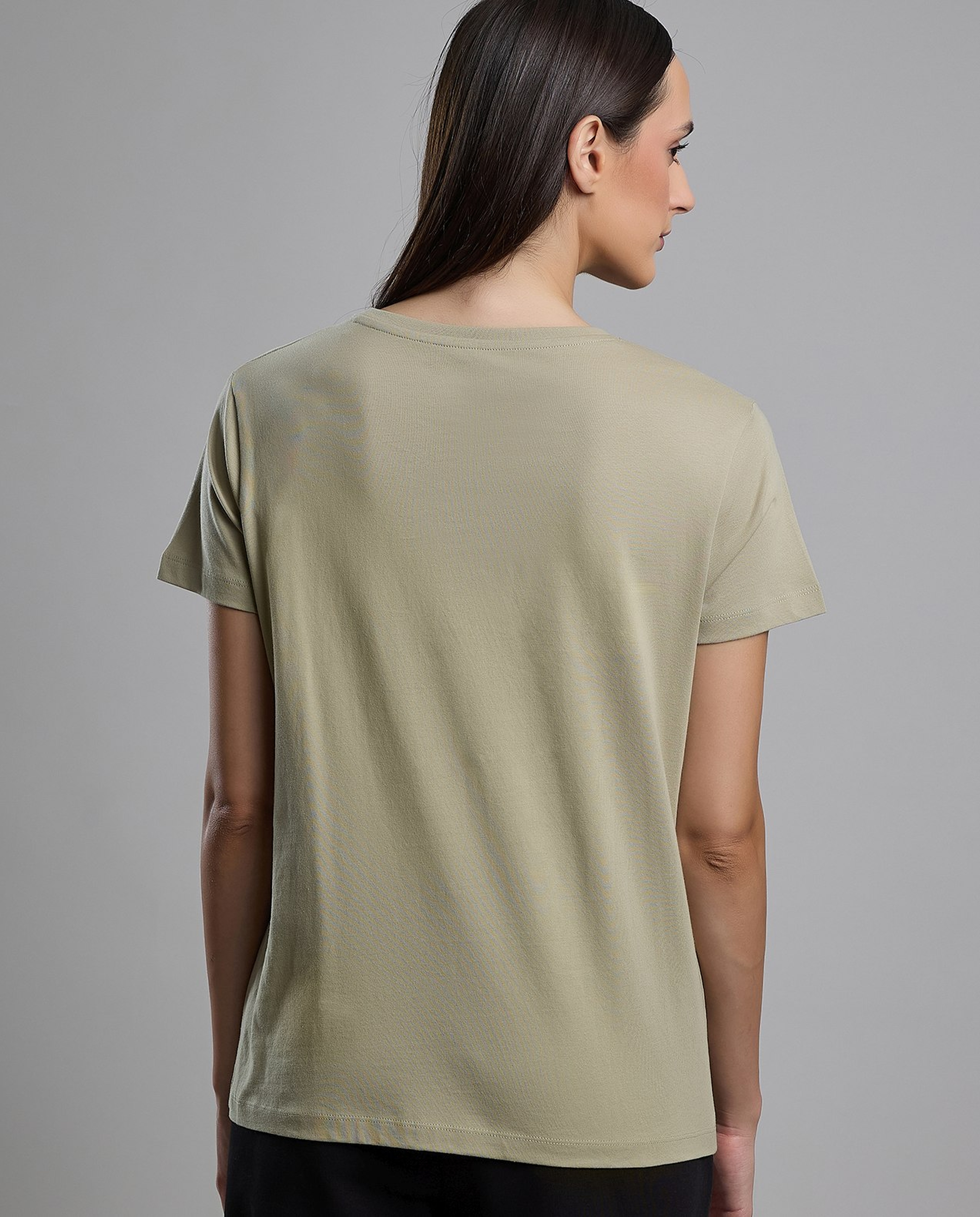 Printed T-Shirt with Crew Neck and Short Sleeves