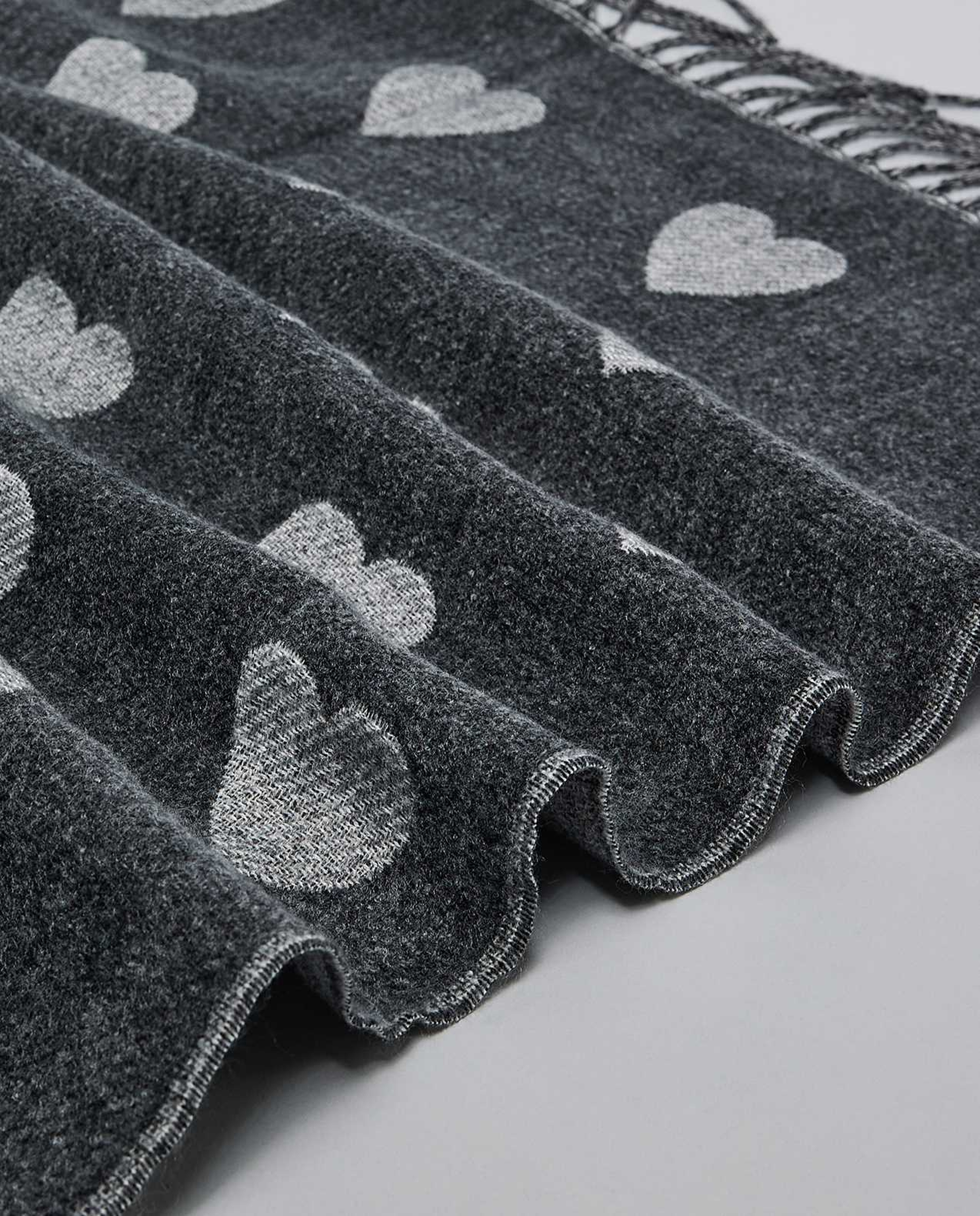 Heart Patterned Scarf