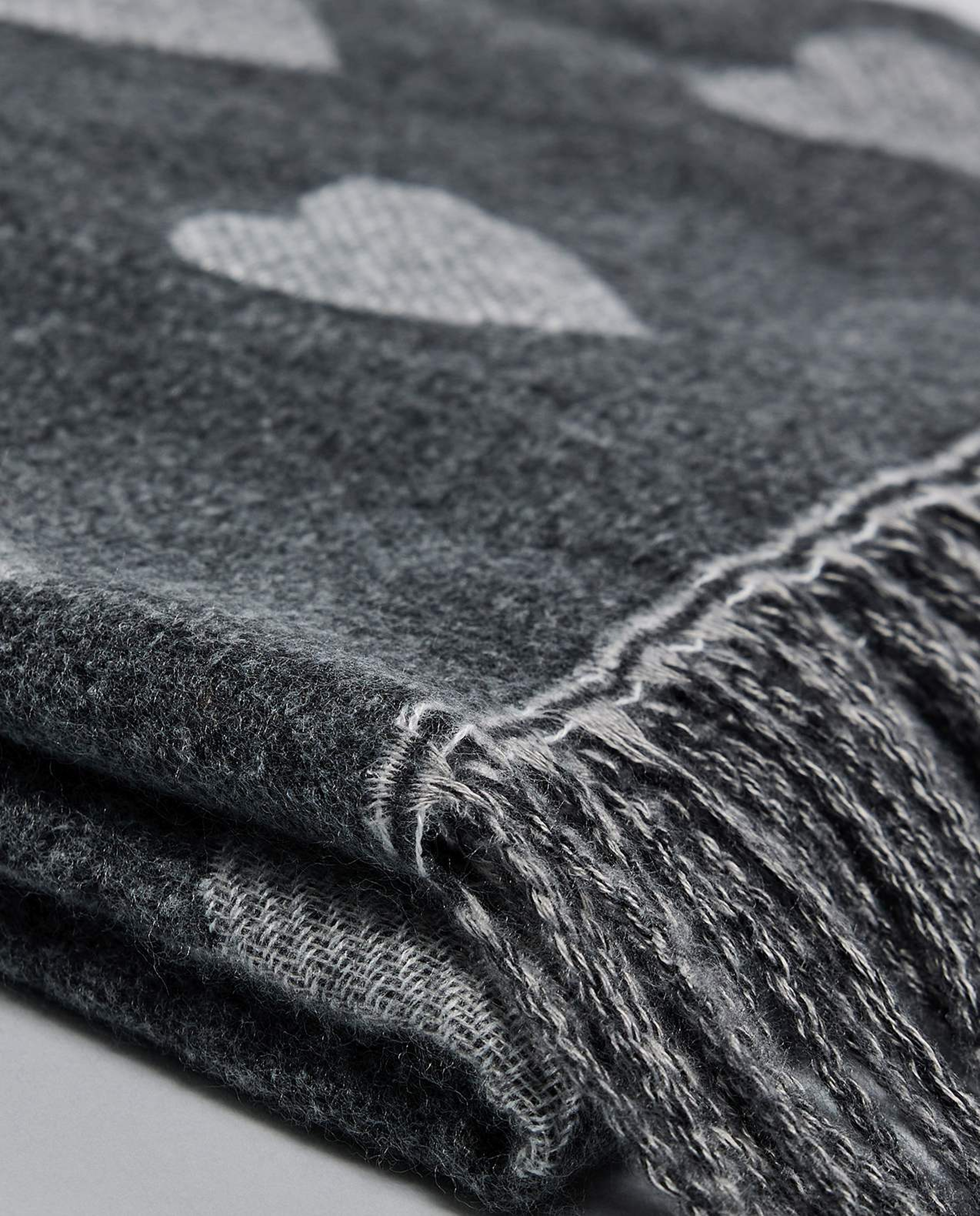 Heart Patterned Scarf