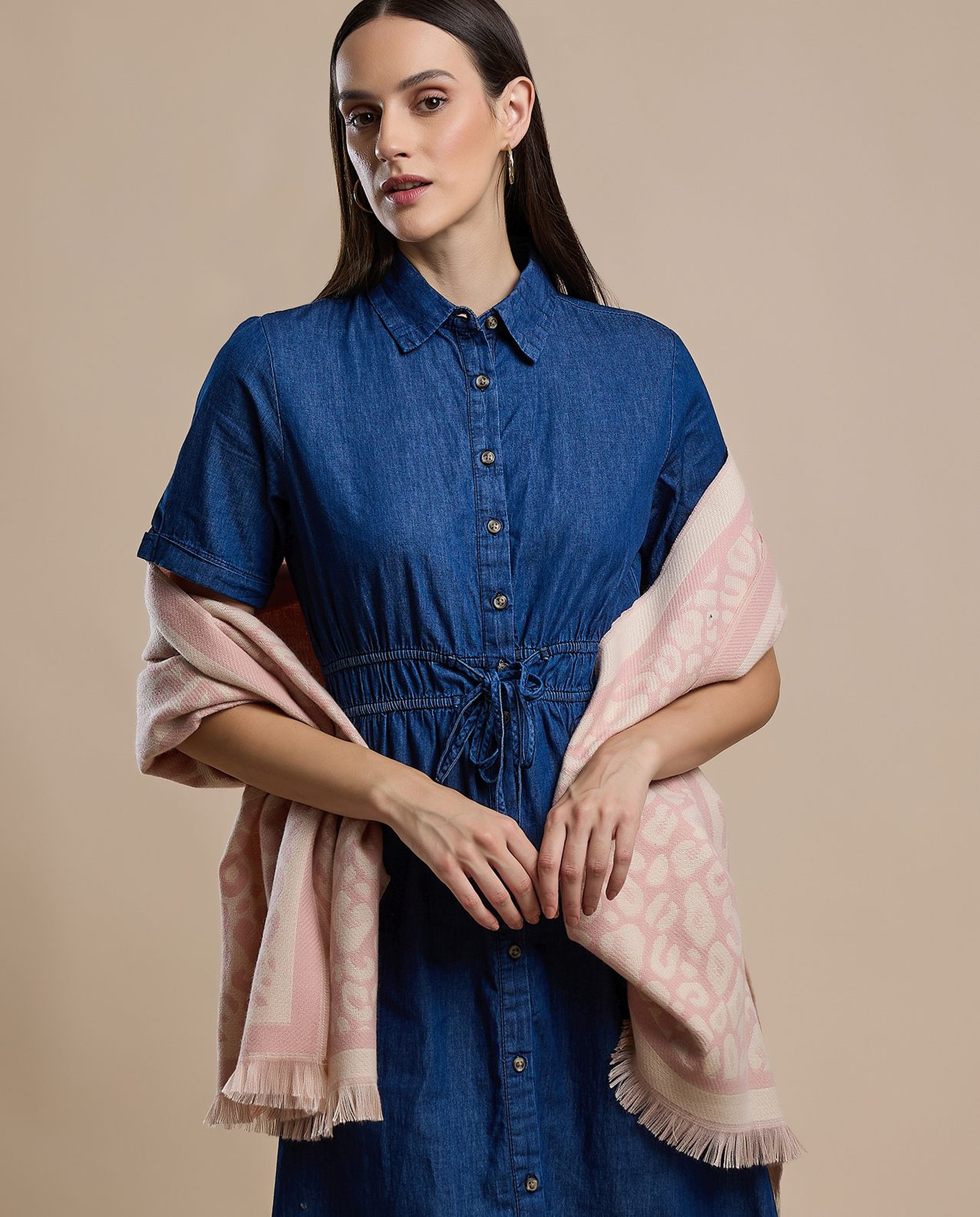 Animal Patterned Scarf