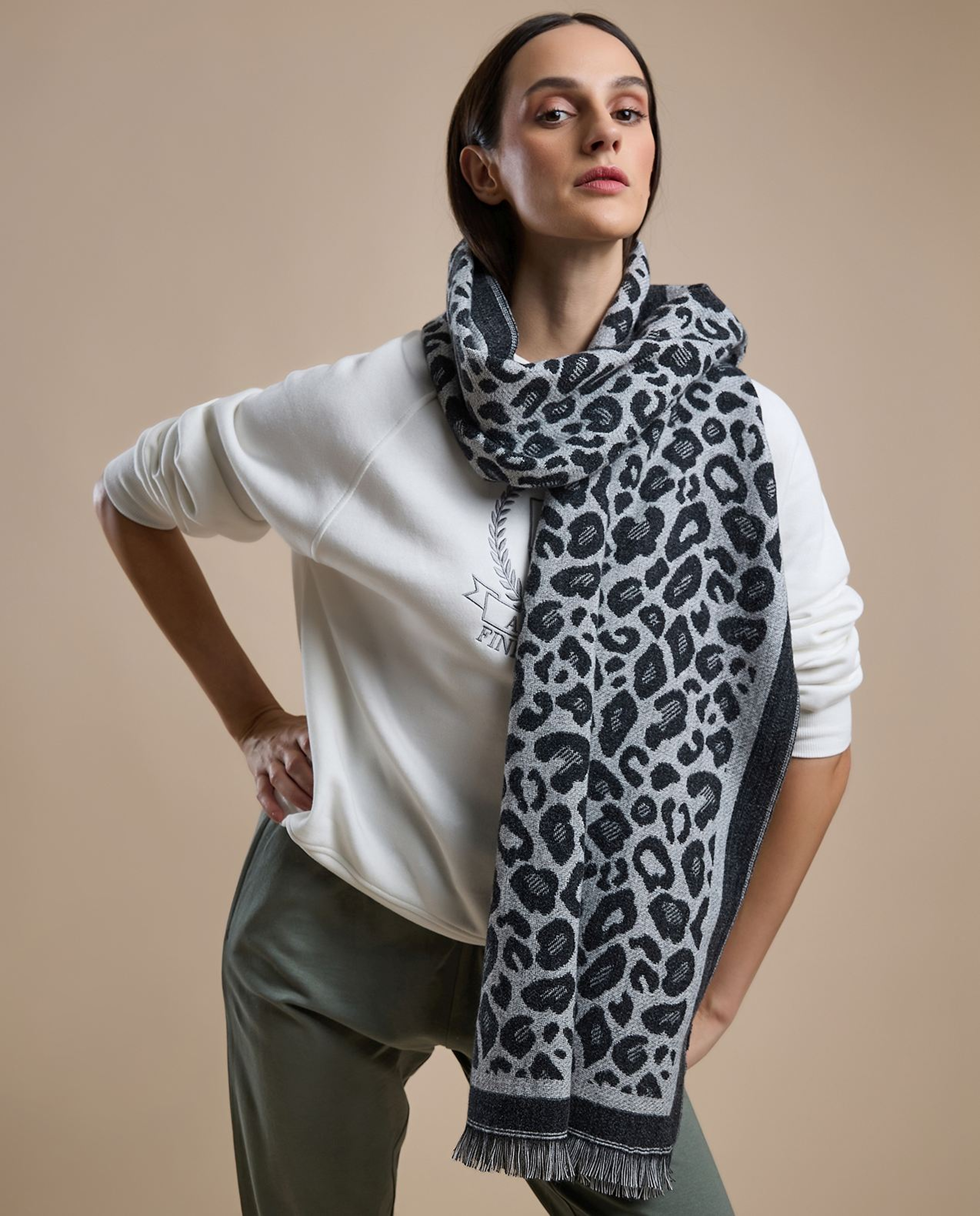 Animal Patterned Scarf