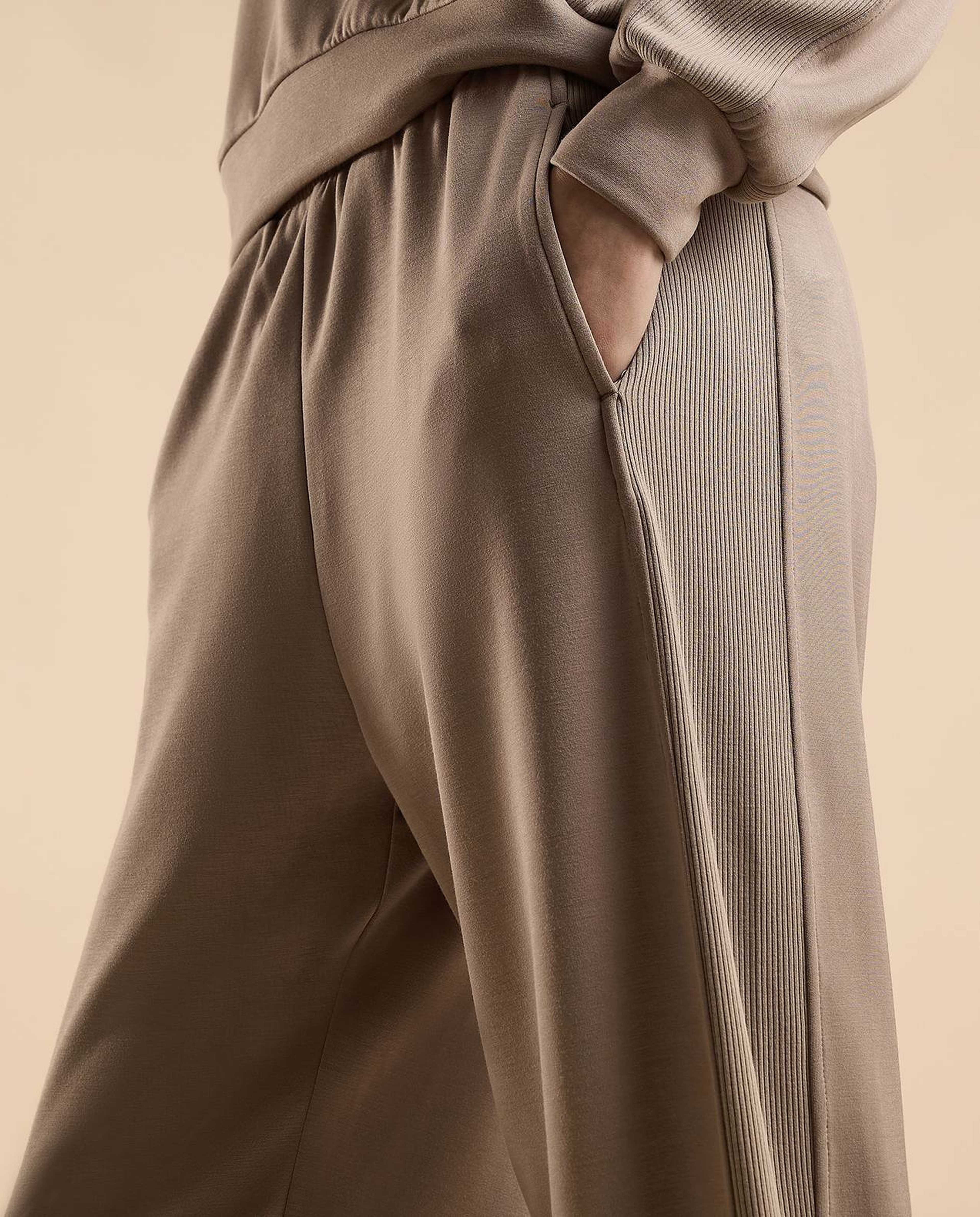 Solid Joggers with Drawstring Waist