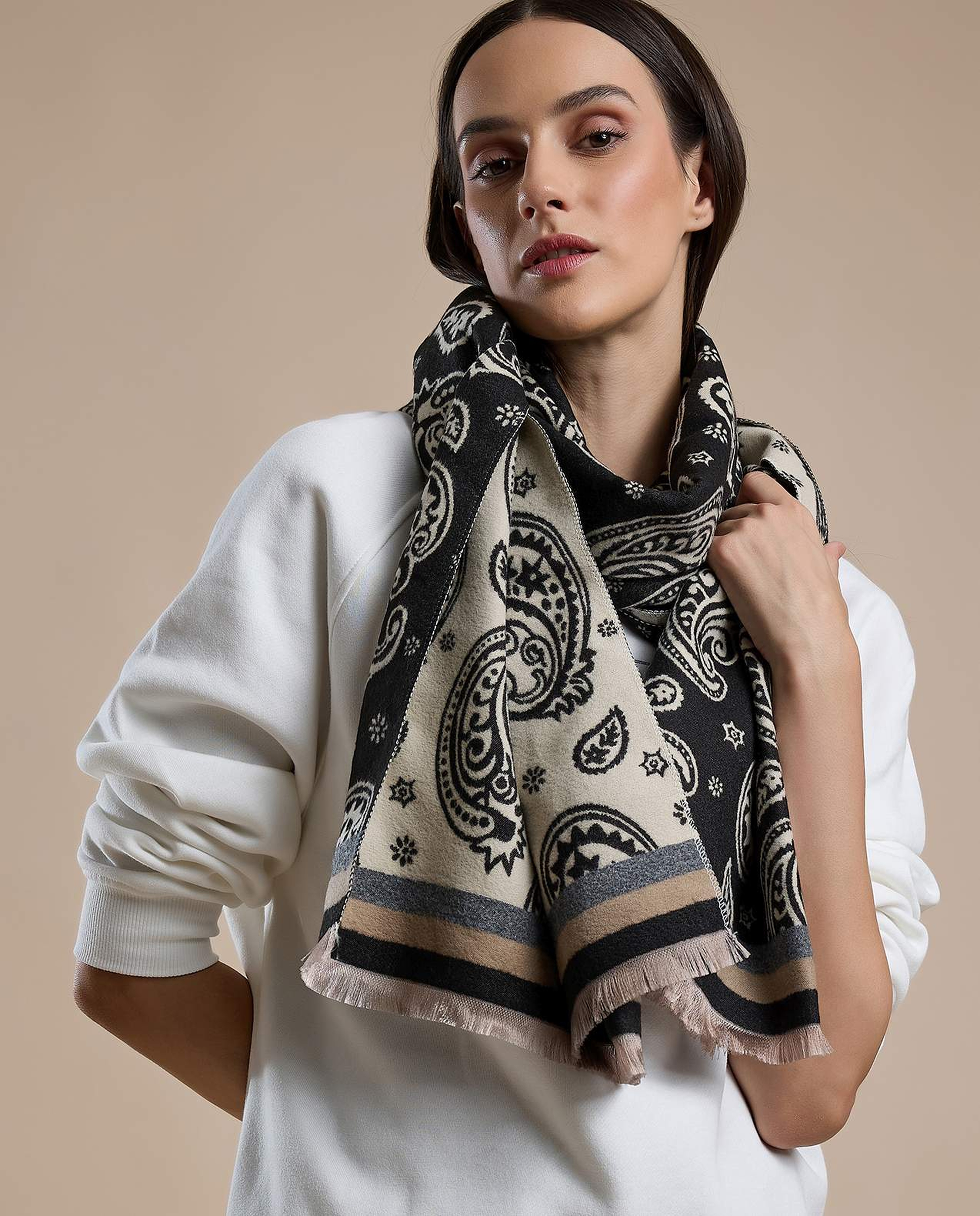 Paisley Patterned Scarf