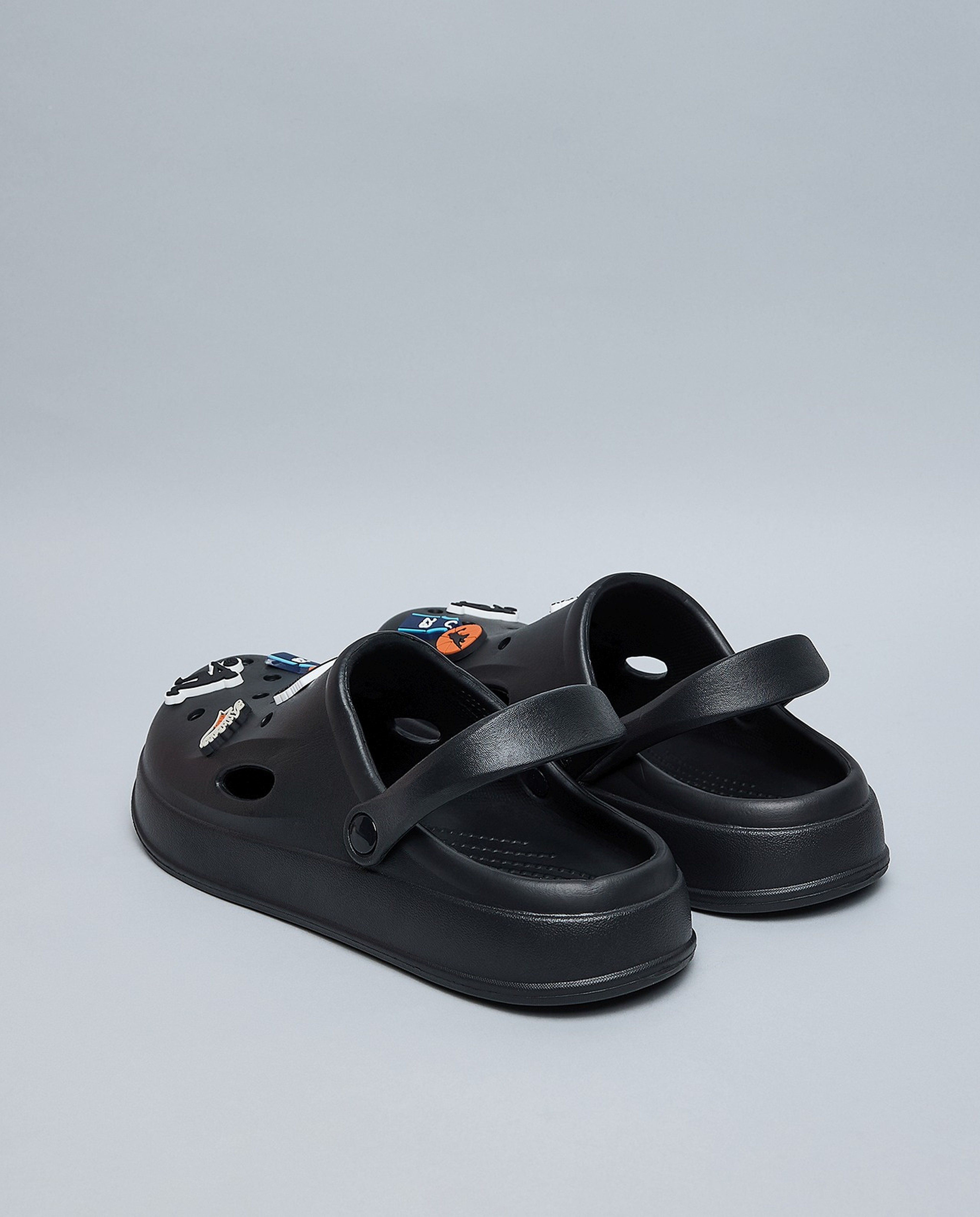 Charm Detail Slingback Clogs