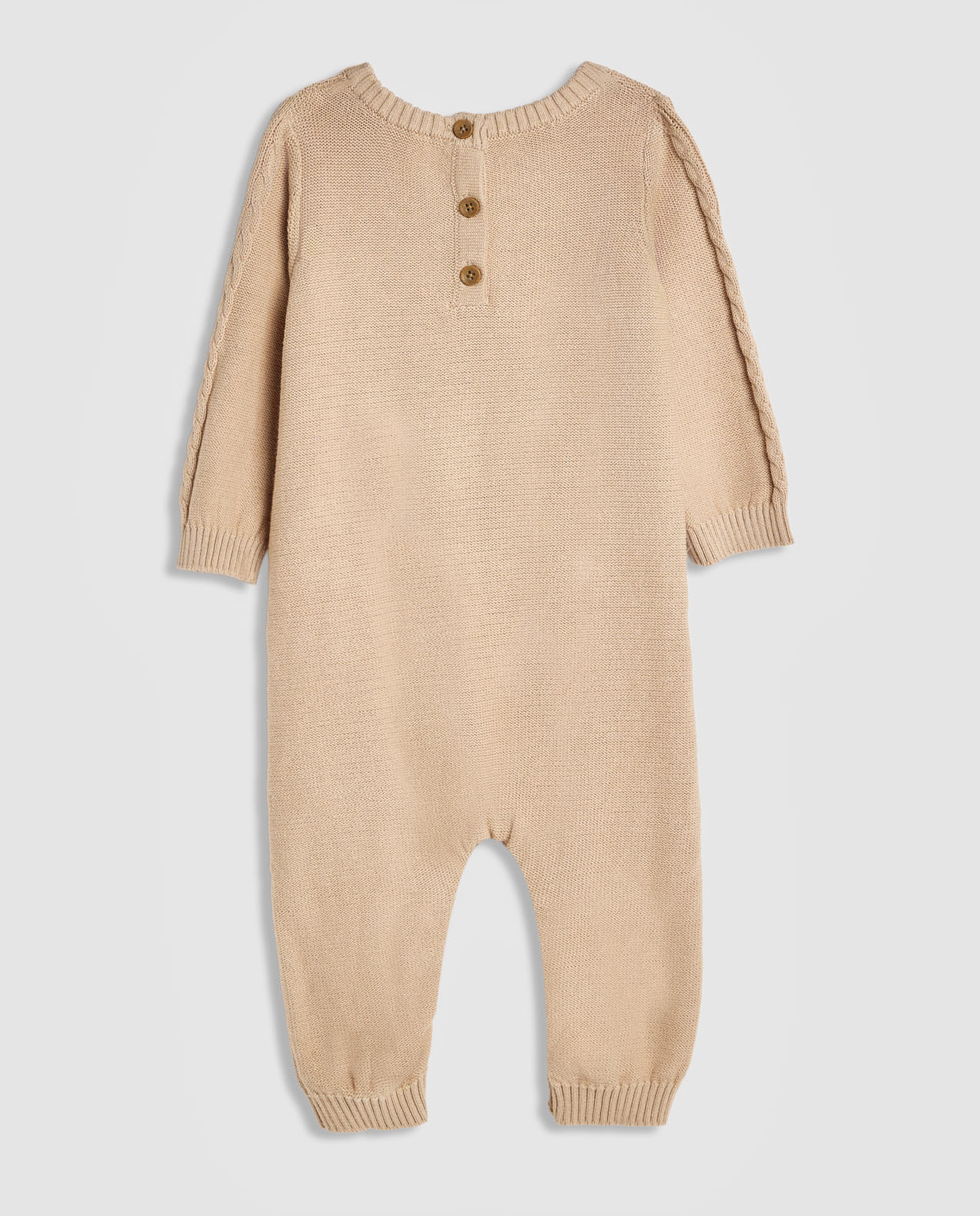Knitted Sleepsuit with Toy Set