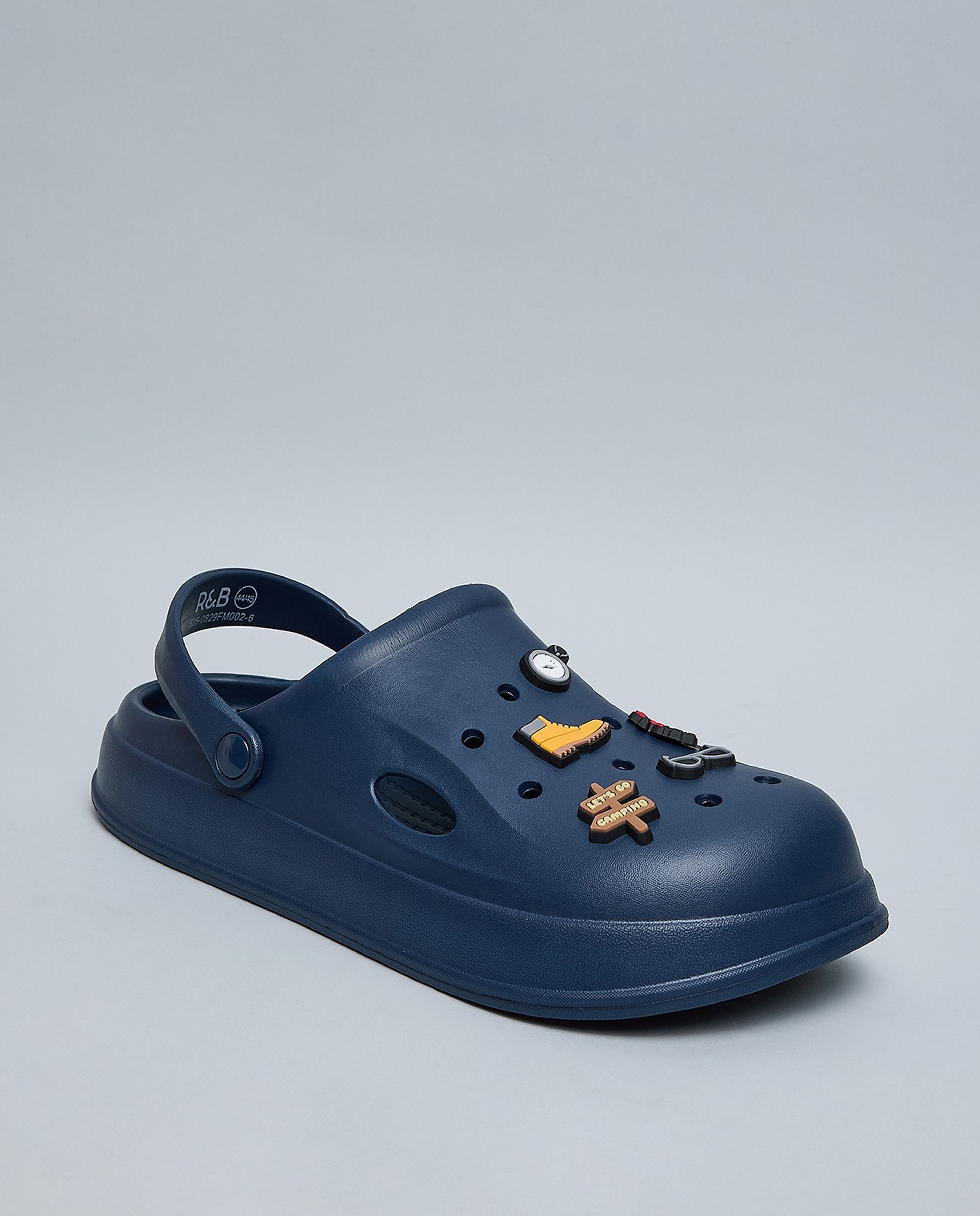 Charm Detail Slingback Clogs