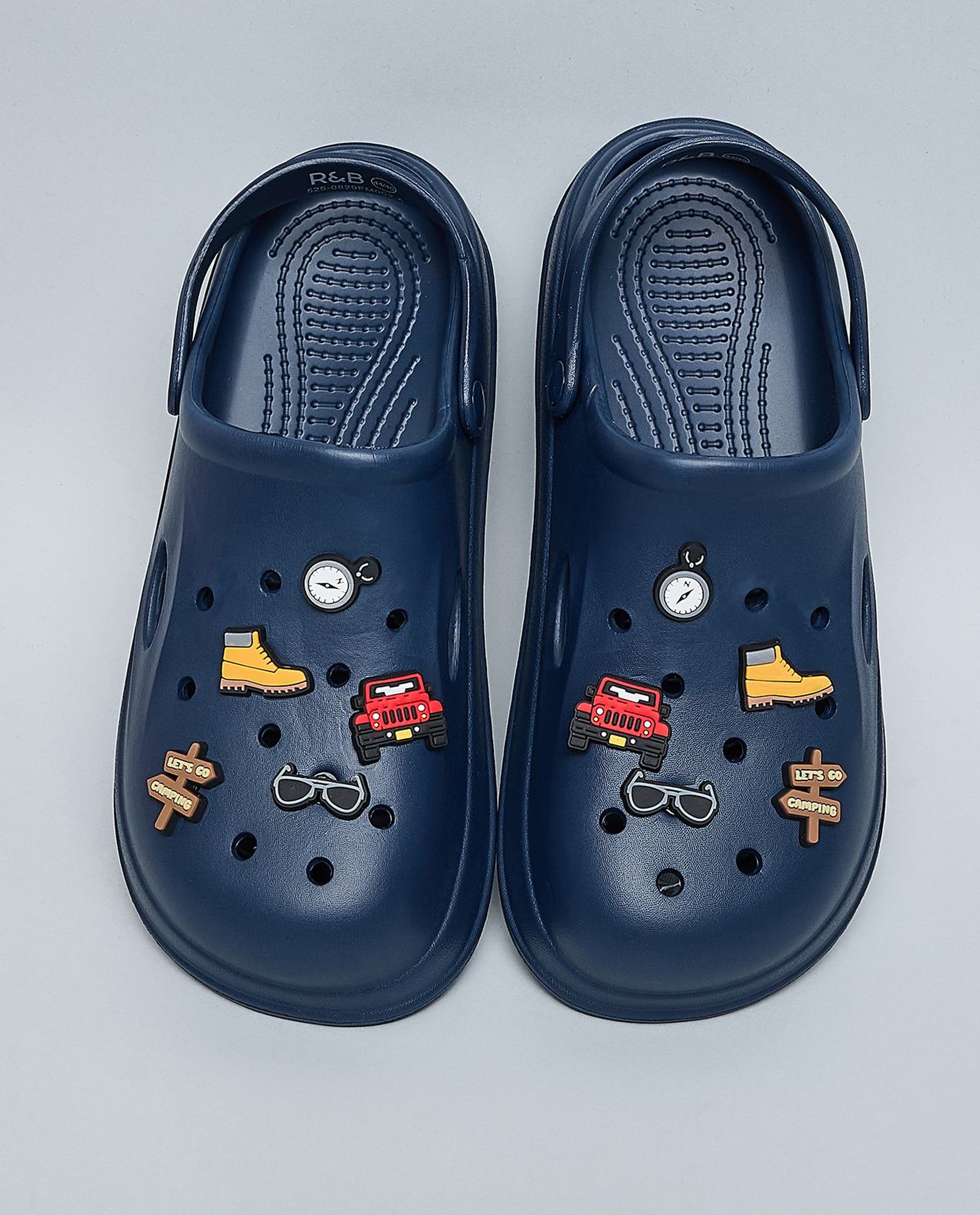 Charm Detail Slingback Clogs