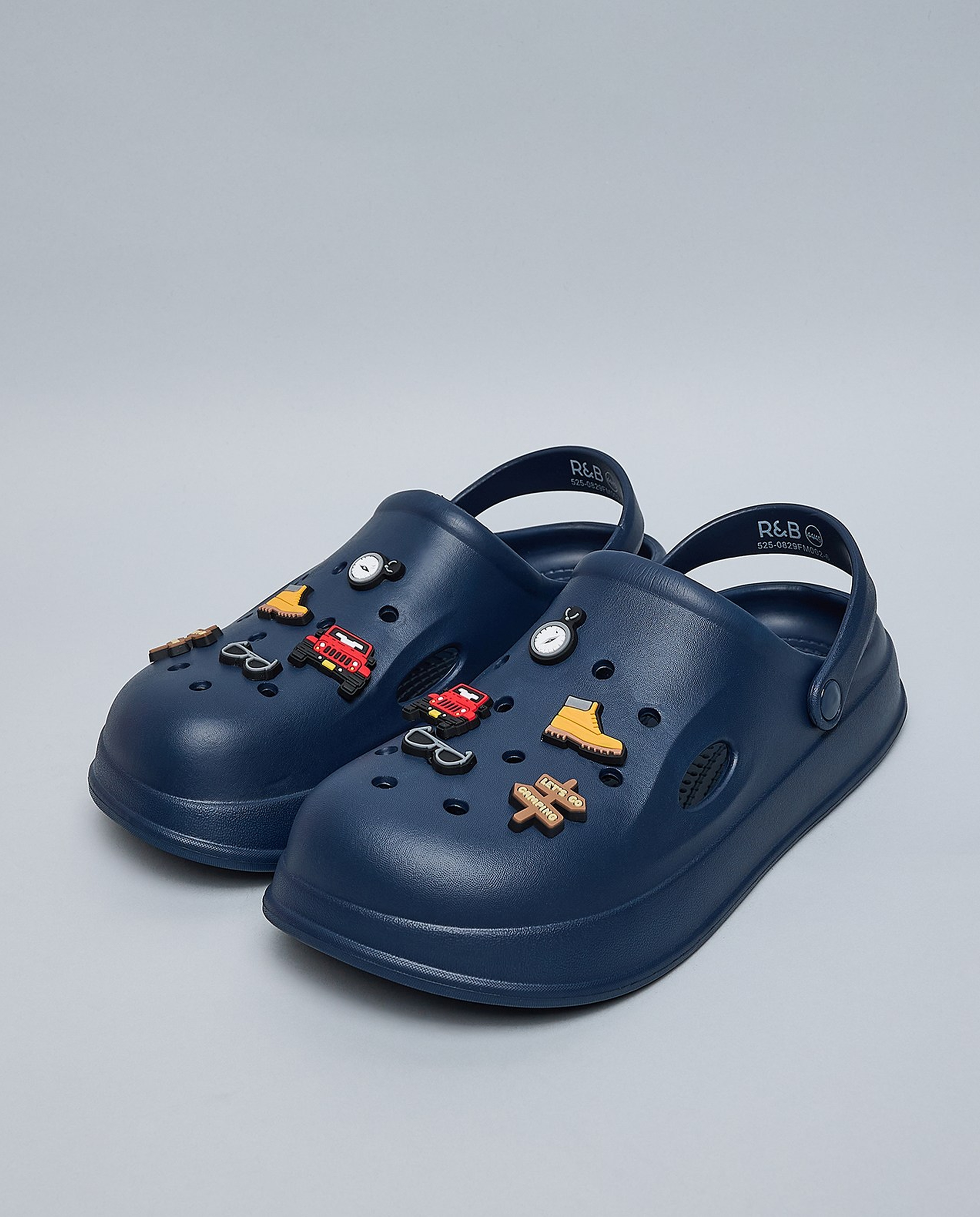 Charm Detail Slingback Clogs