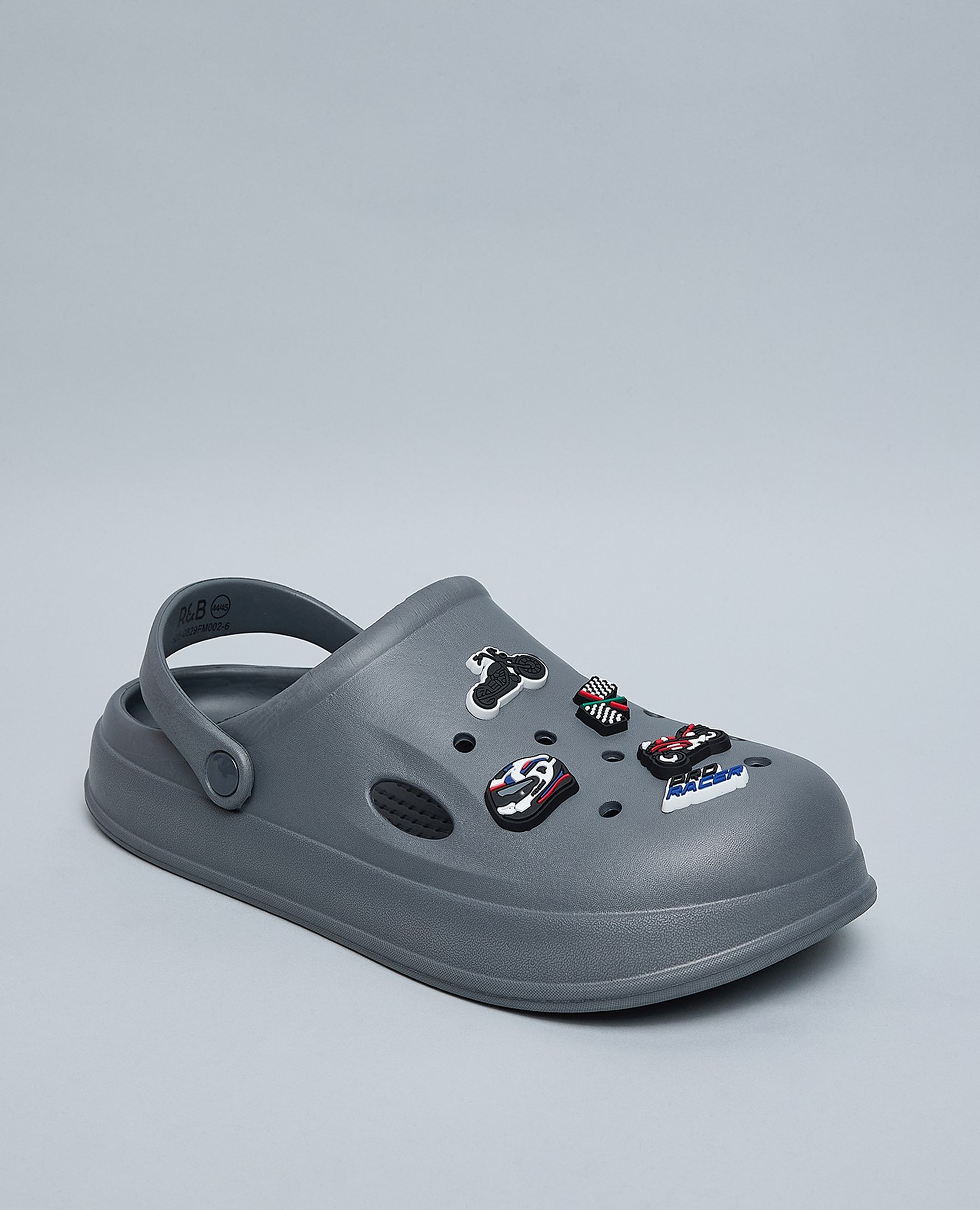 Charm Detail Slingback Clogs